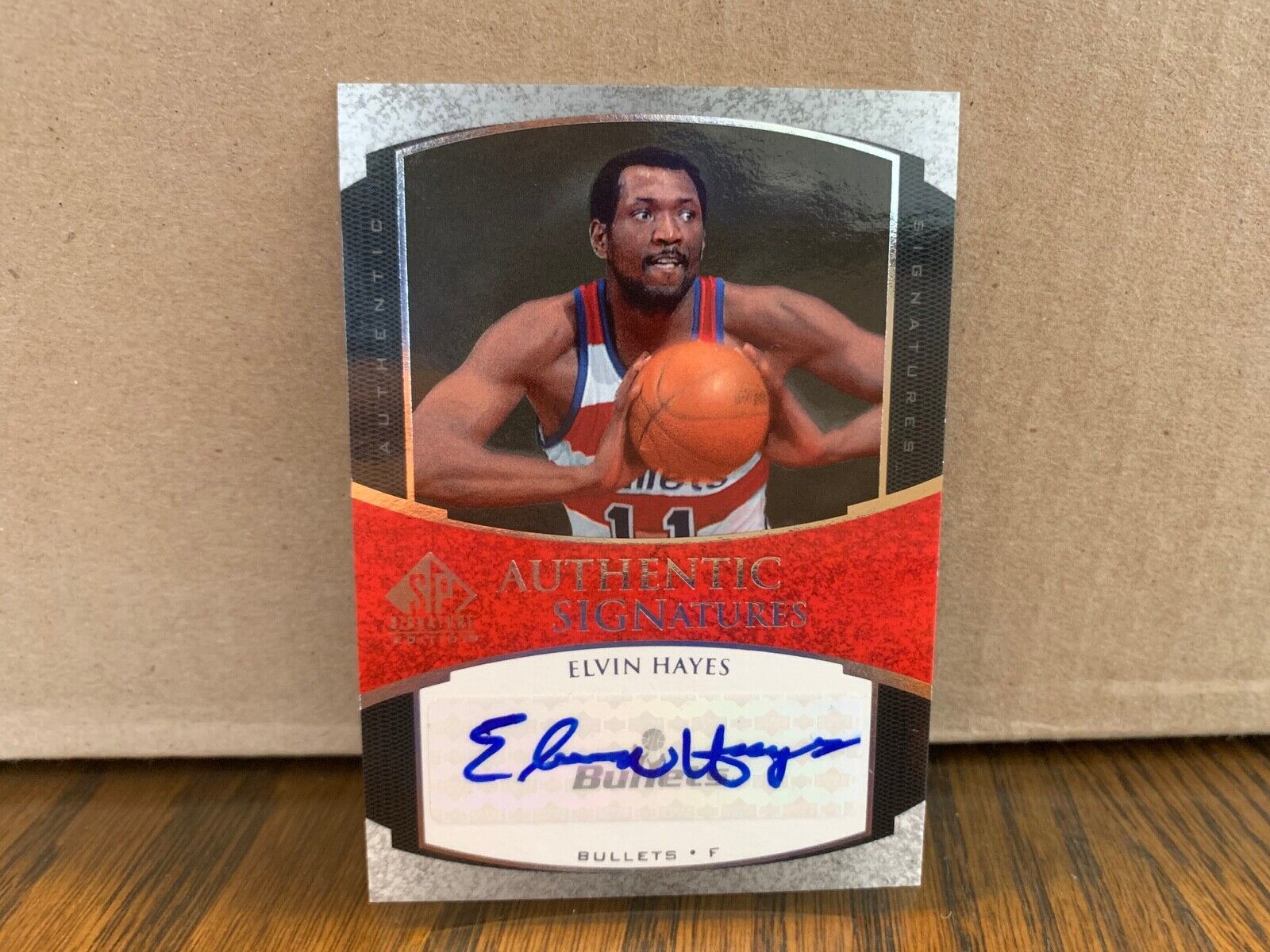 Elvin Hayes Autographed Signed 2005/06 Upper Deck SP Signatures Card #AS-EH