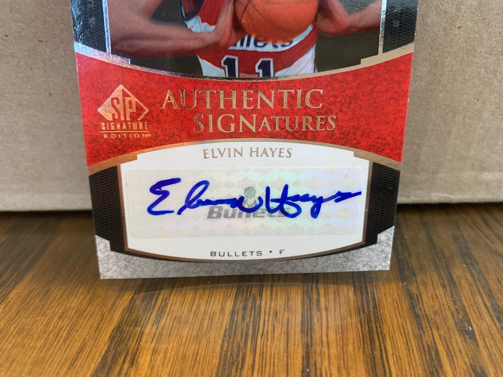 Elvin Hayes Autographed Signed 2005/06 Upper Deck SP Signatures Card #AS-EH