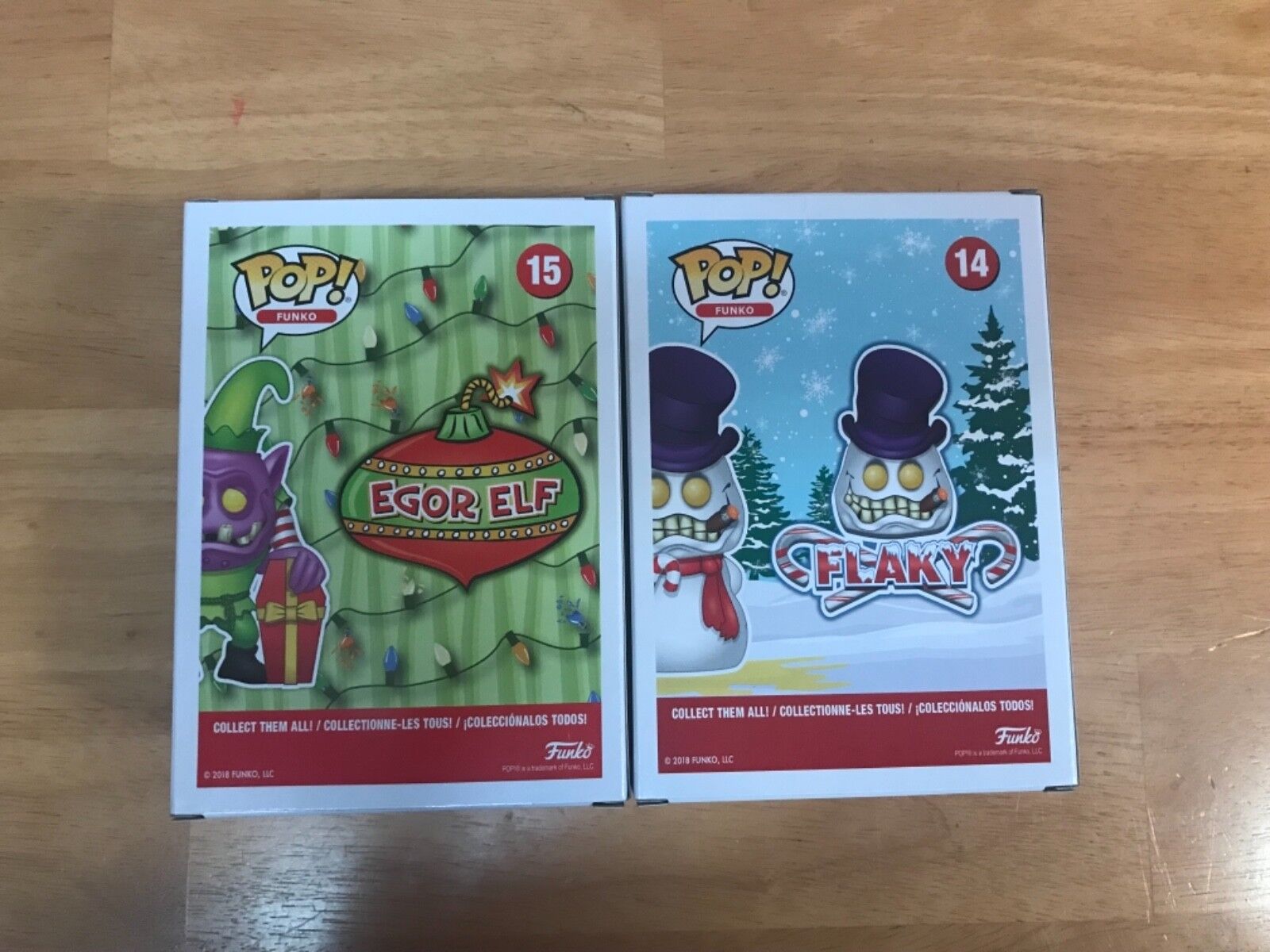 Funko Pop Egor Elf and Flaky Holiday Funko Shop Exclusive 12 Days of Christmas