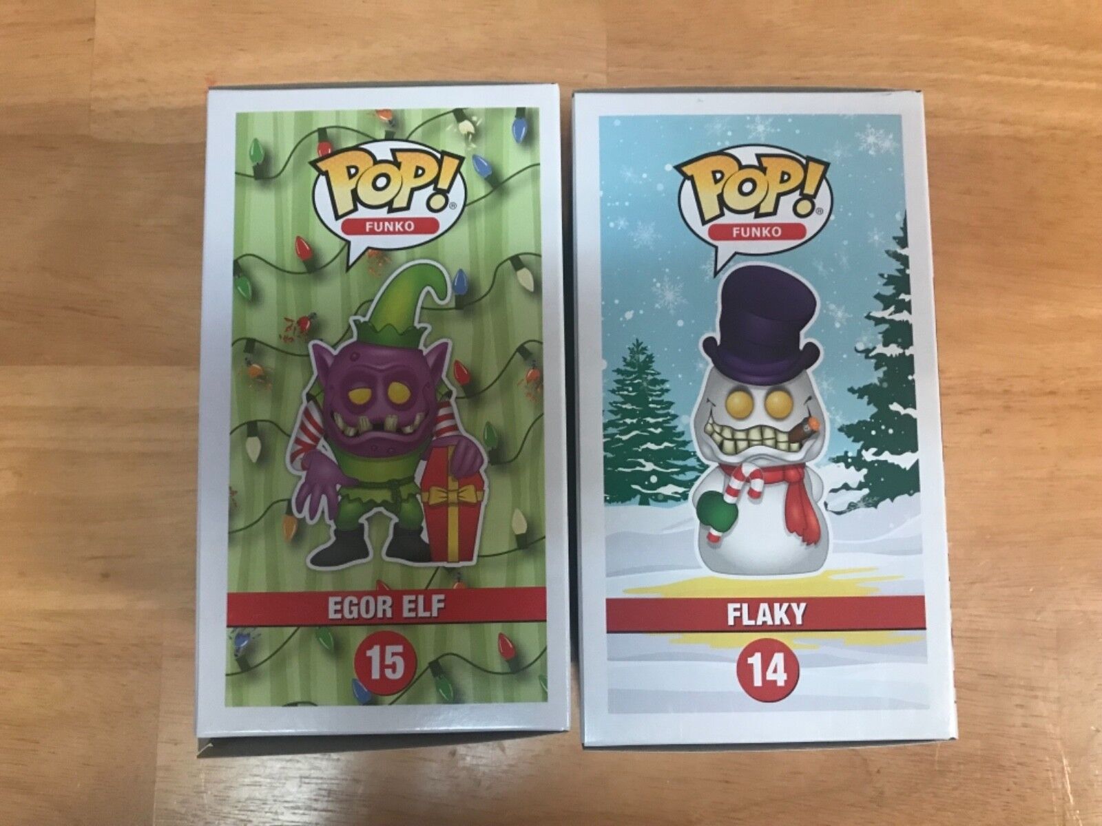 Funko Pop Egor Elf and Flaky Holiday Funko Shop Exclusive 12 Days of Christmas