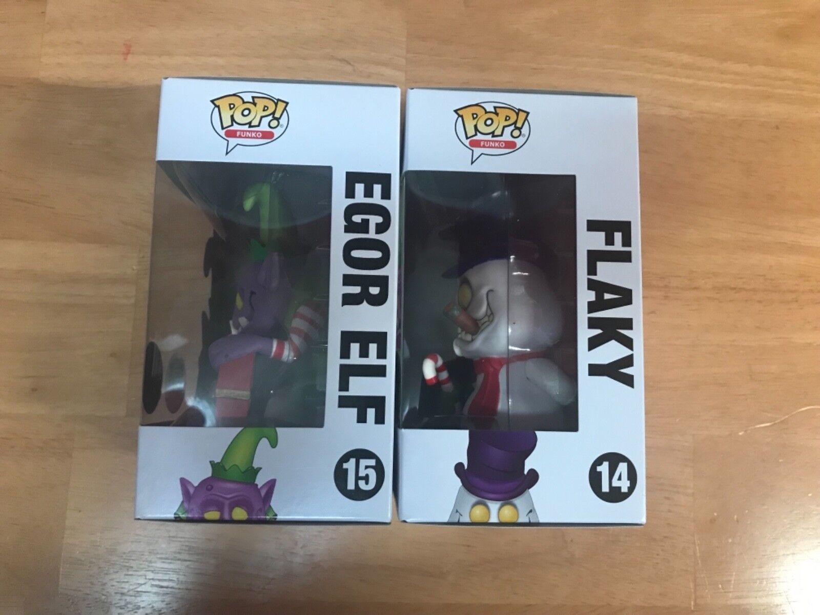 Funko Pop Egor Elf and Flaky Holiday Funko Shop Exclusive 12 Days of Christmas