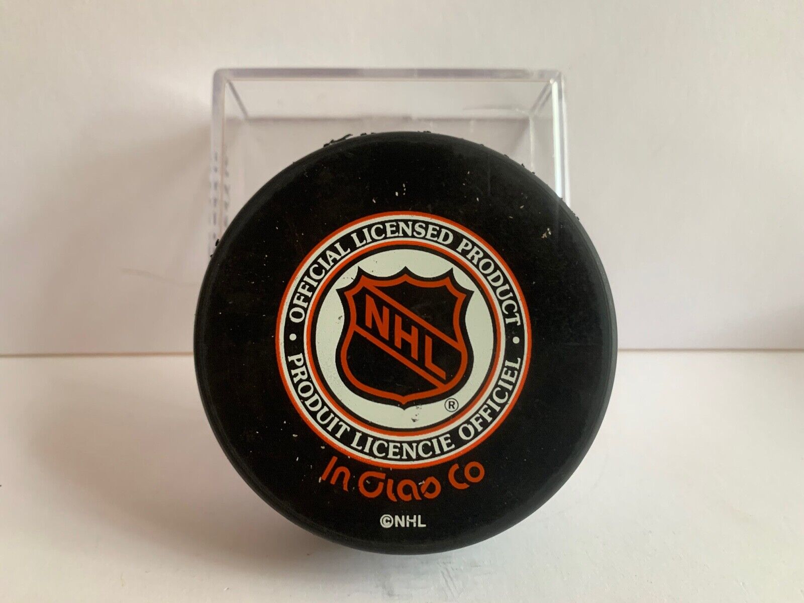 Jacques Laperriere Autographed Official NHL Montreal Canadiens Hockey Puck