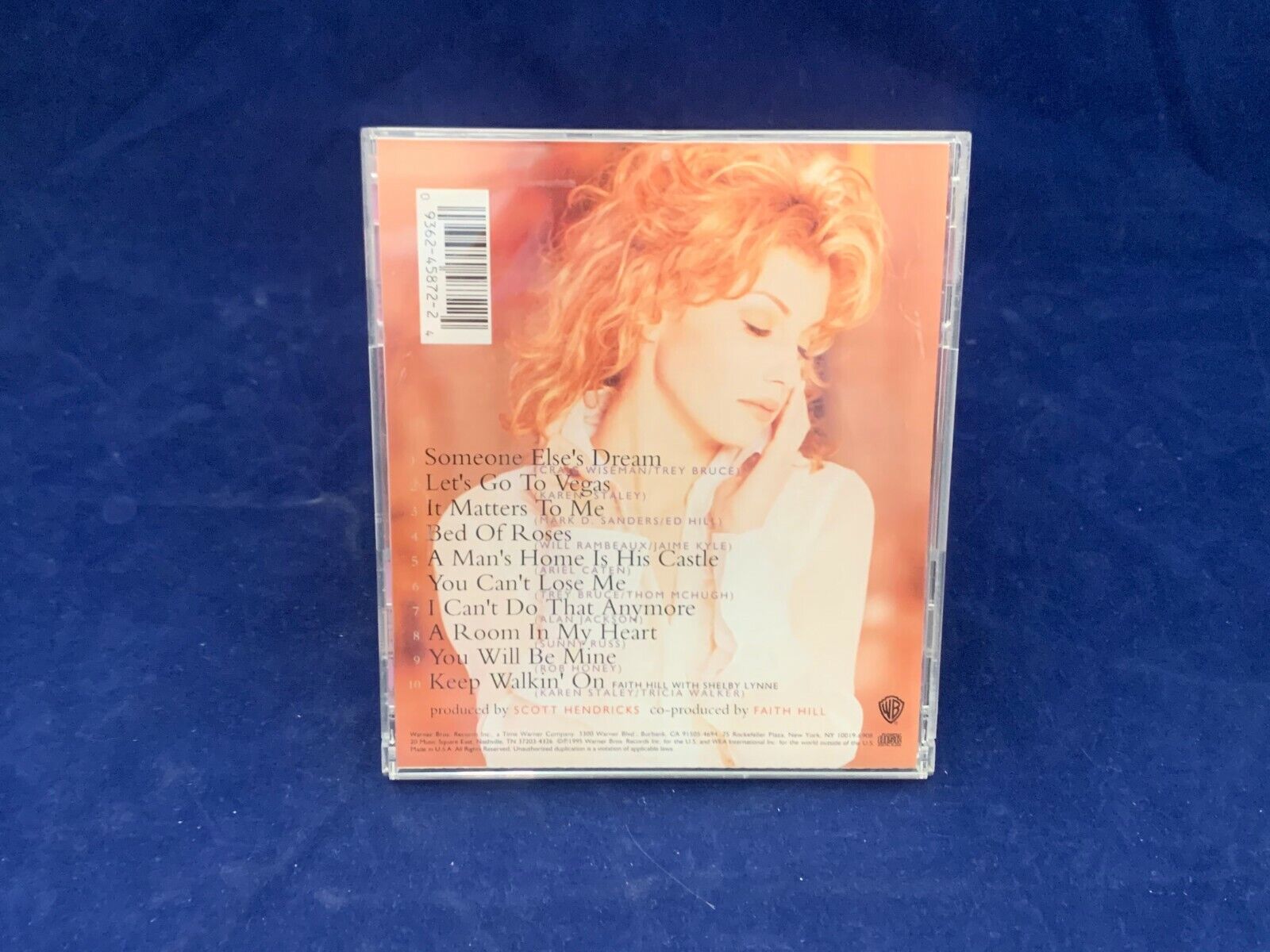 Faith Hill It Matters to me CD Album Used with Free Shipping Warner Brothers