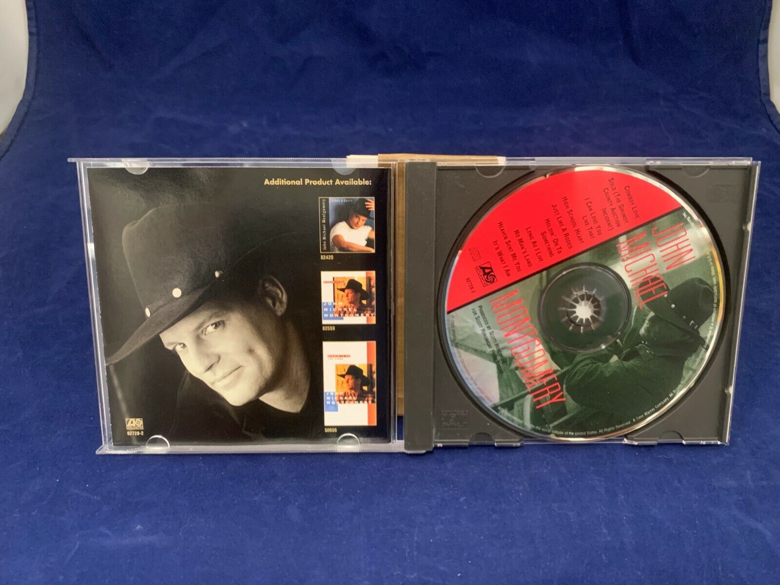 John Michael Montgomery CD Album Used with Free Shipping 1995 Atlantic Records