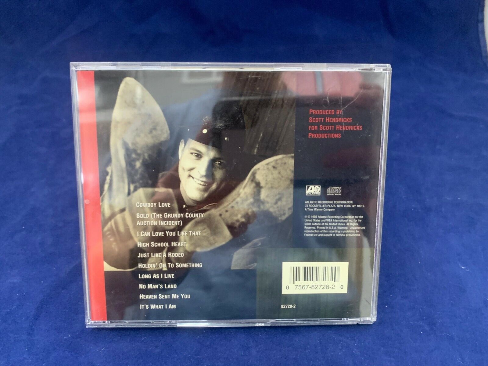 John Michael Montgomery CD Album Used with Free Shipping 1995 Atlantic Records