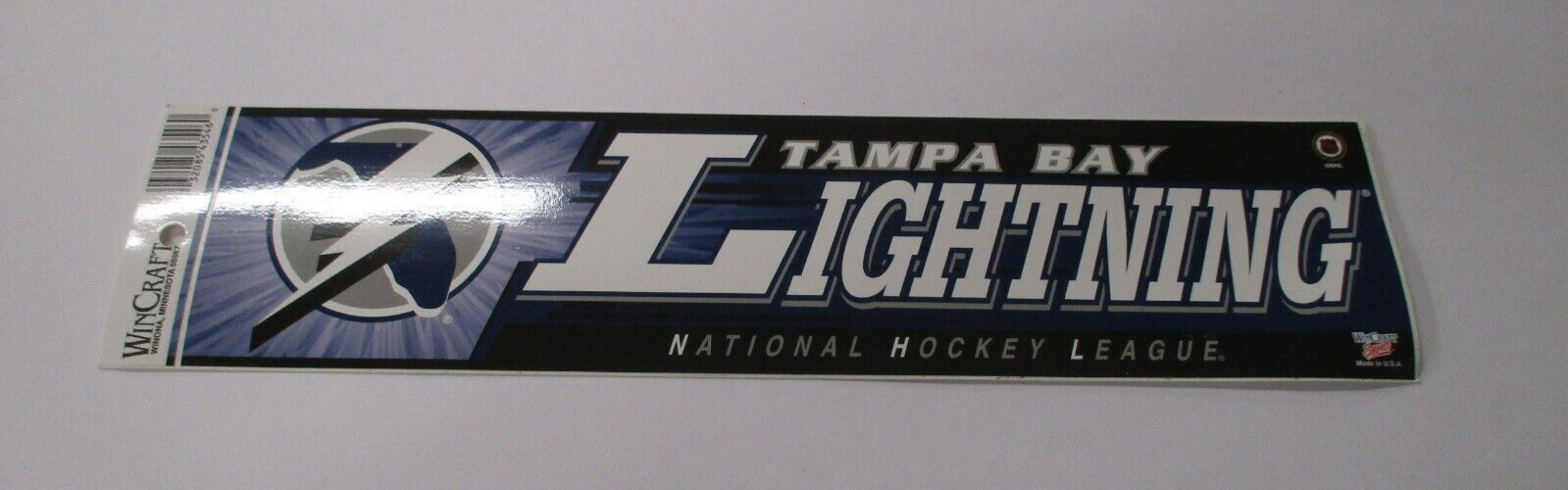 Tampa Bay Lightning Older Wincraft Sports Bumper Sticker Made in USA NHL