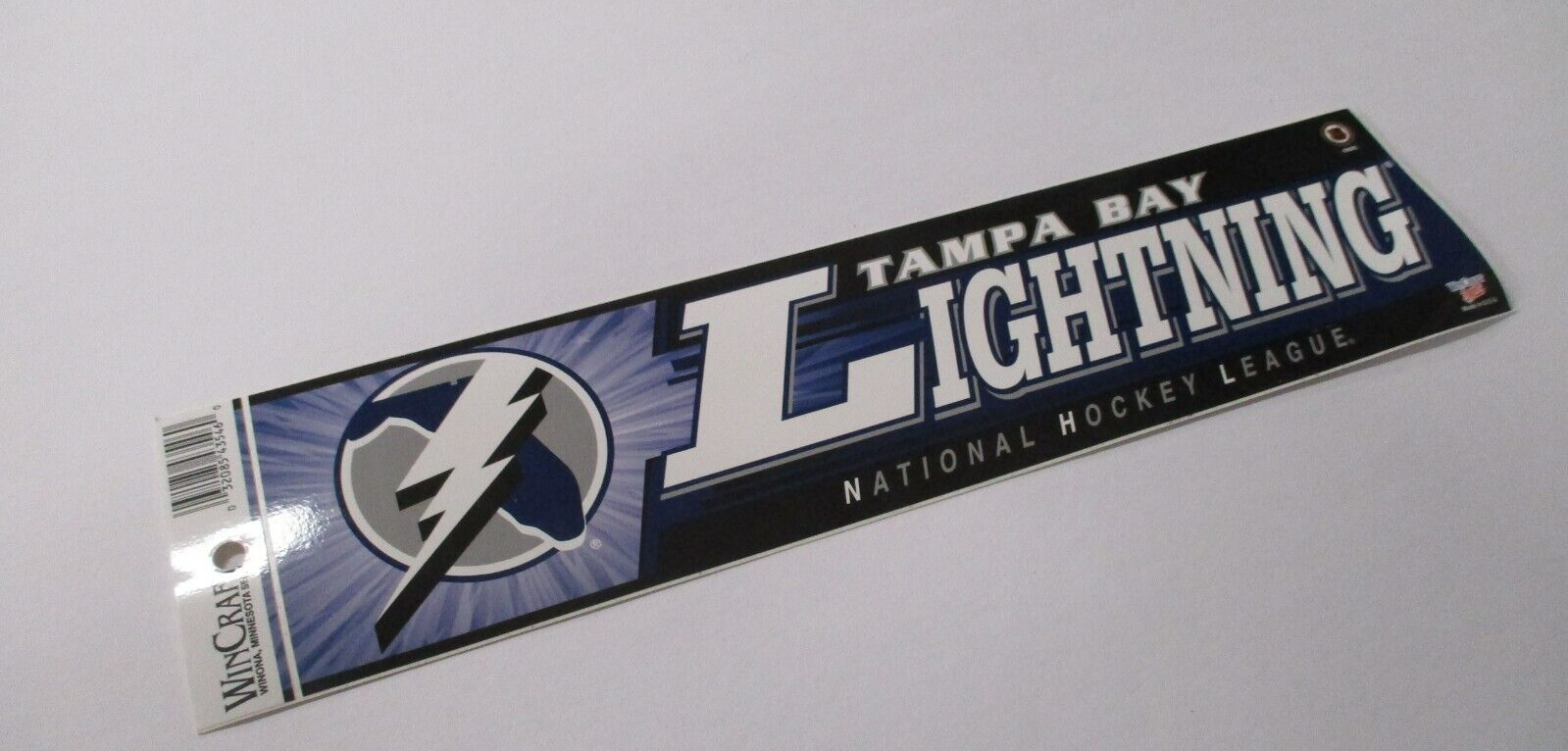 Tampa Bay Lightning Older Wincraft Sports Bumper Sticker Made in USA NHL