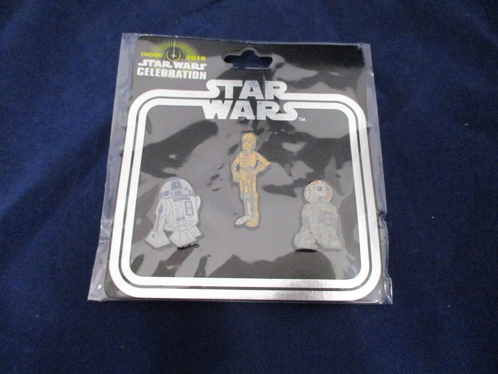 Star Wars Celebration Droid Pins Pack - 2019 Chicago Show R2-D2 C3PO