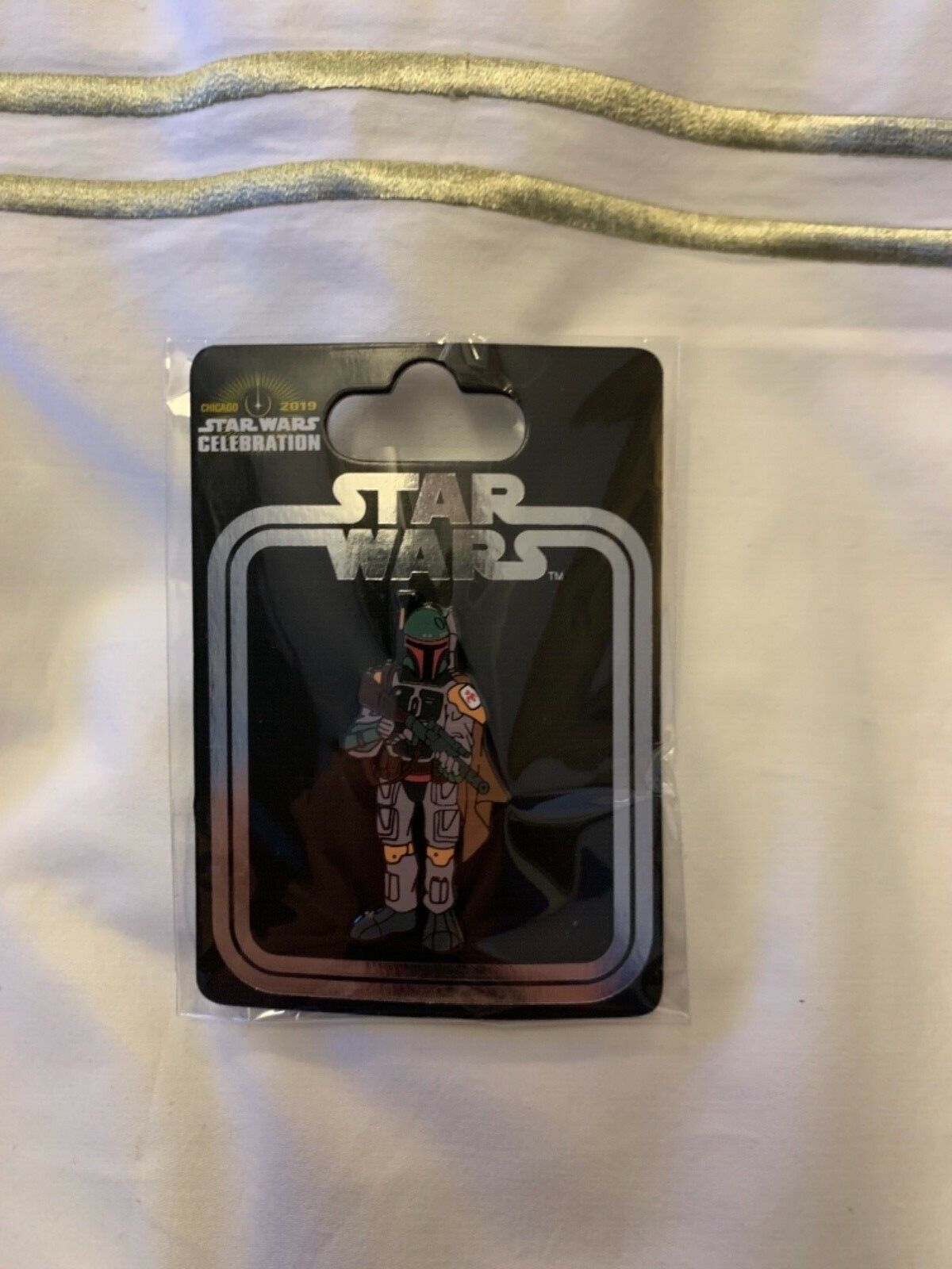 Star Wars Celebration Chicago Boba Fett Pin RARE 2019