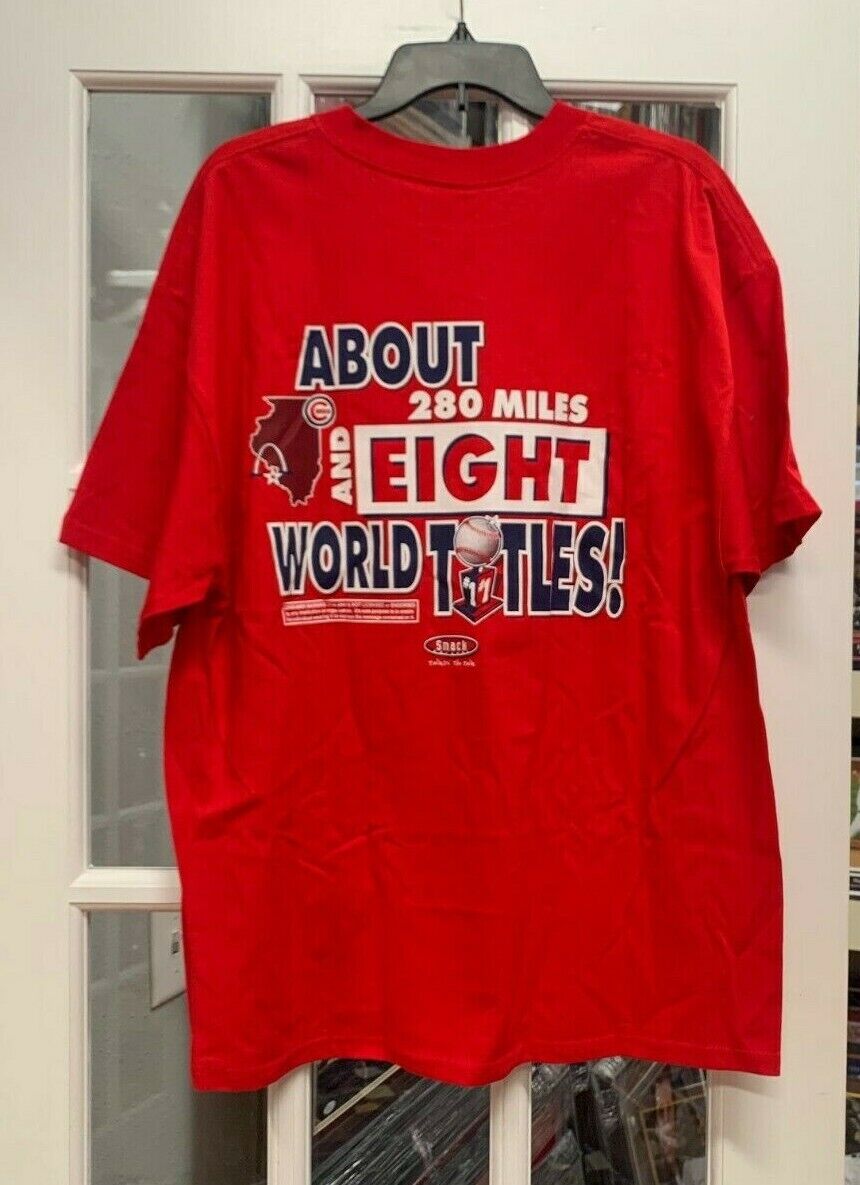 St Louis Cardinals Dynasty vs. Wanna Be Tshirt Red XL New with Tag