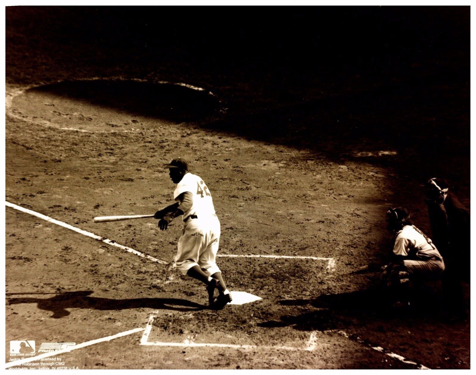 Jackie Robinson Brooklyn Dodgers 8x10 Sports Photo A Unsigned Photofile