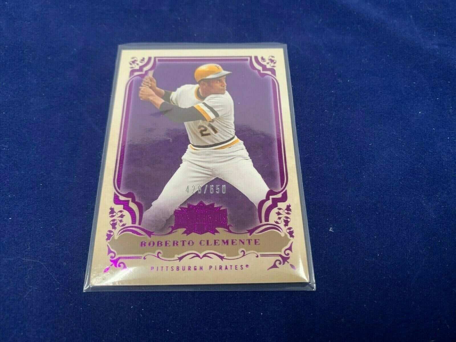 Roberto Clemente 2013 Triple Threads Purple #428/650 in NM to MT Condition