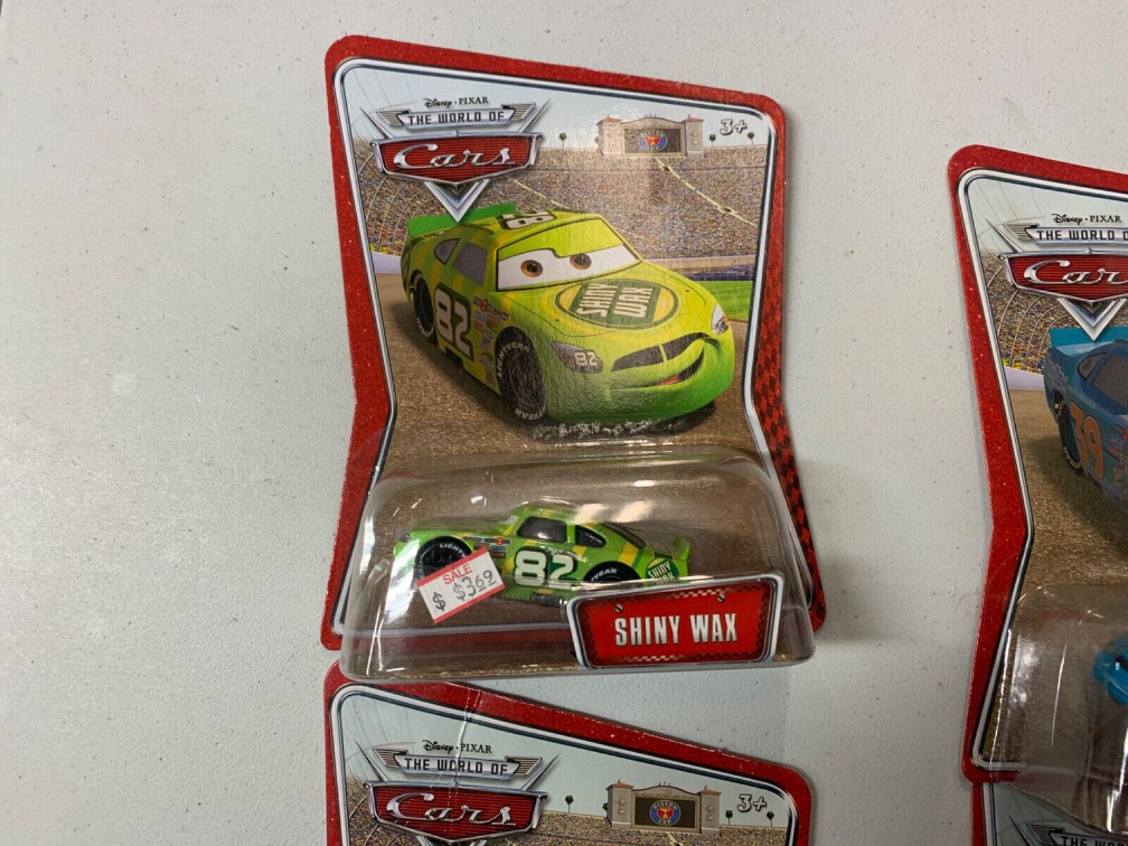 Disney Pixar Cars Sputter Stop, View Zeen, Shiny Wax, & Transberry Juice Lot 4