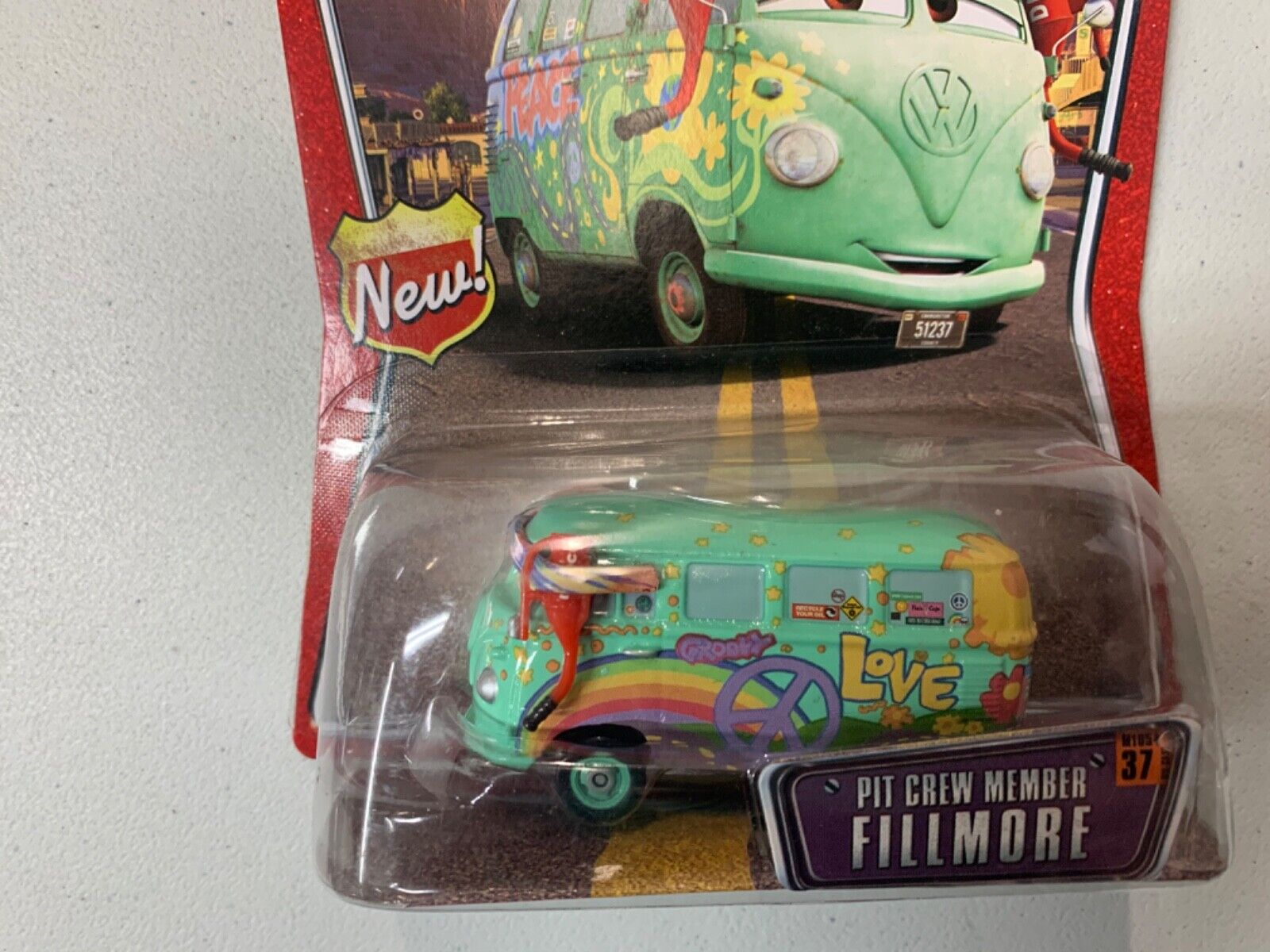 Disney Pixar Cars The World of Cars Pit Crew Member Fillmore