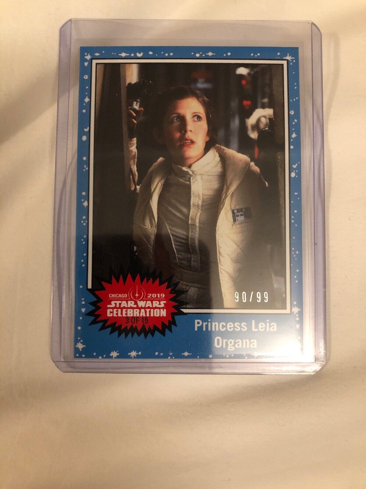 Star Wars Celebration 2019 Topps Exclusive Princess Leia 90/99 RARE