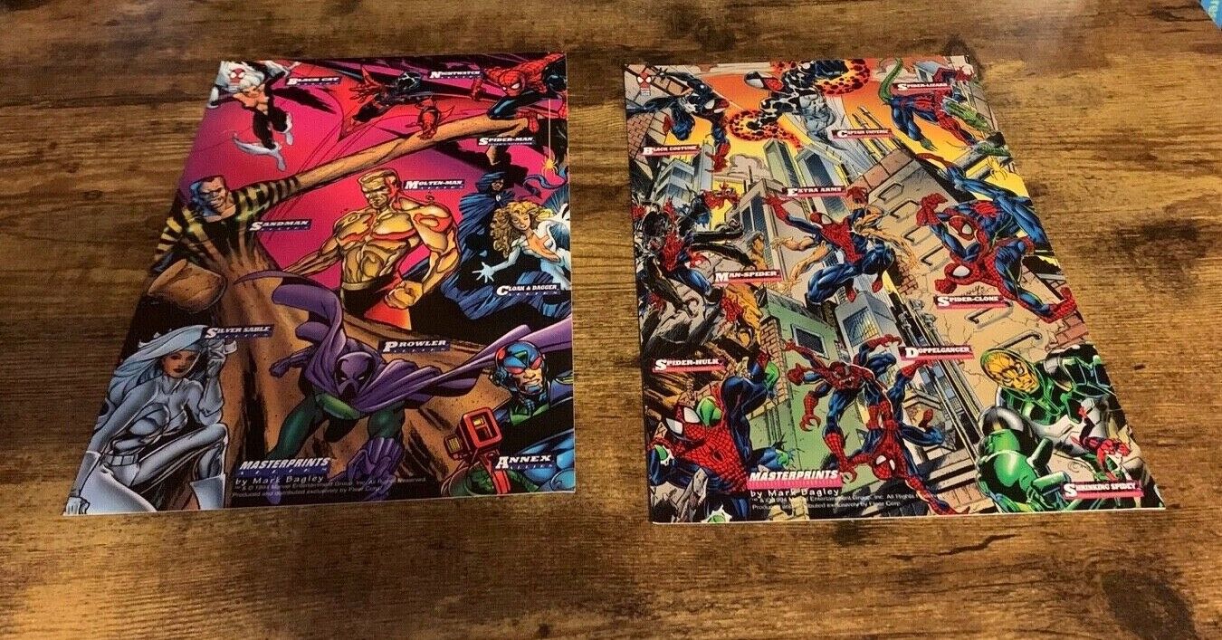 1994 fleer marvel spiderman comic card outlet set