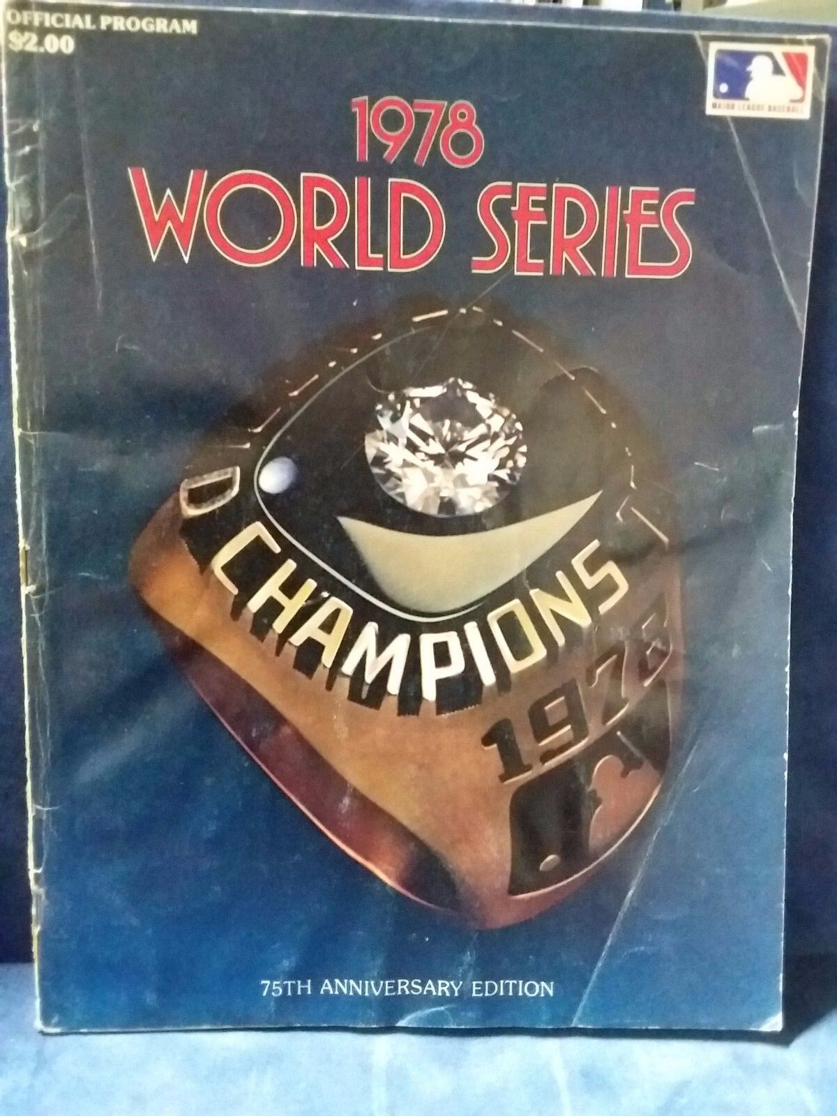 MLB 1978 World Series Official Program 75th Anniversary Ed Yankees vs Dodgers