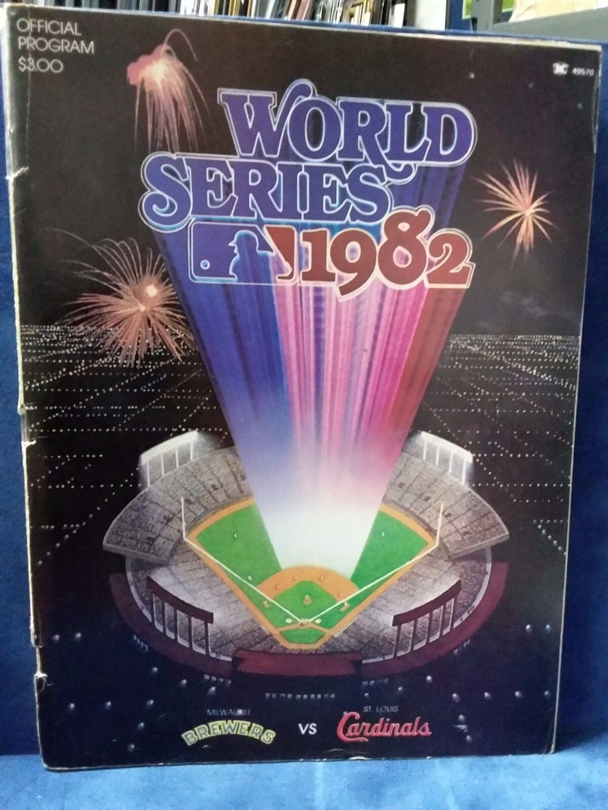 1982 World Series Official Program Brewers vs Cardinals