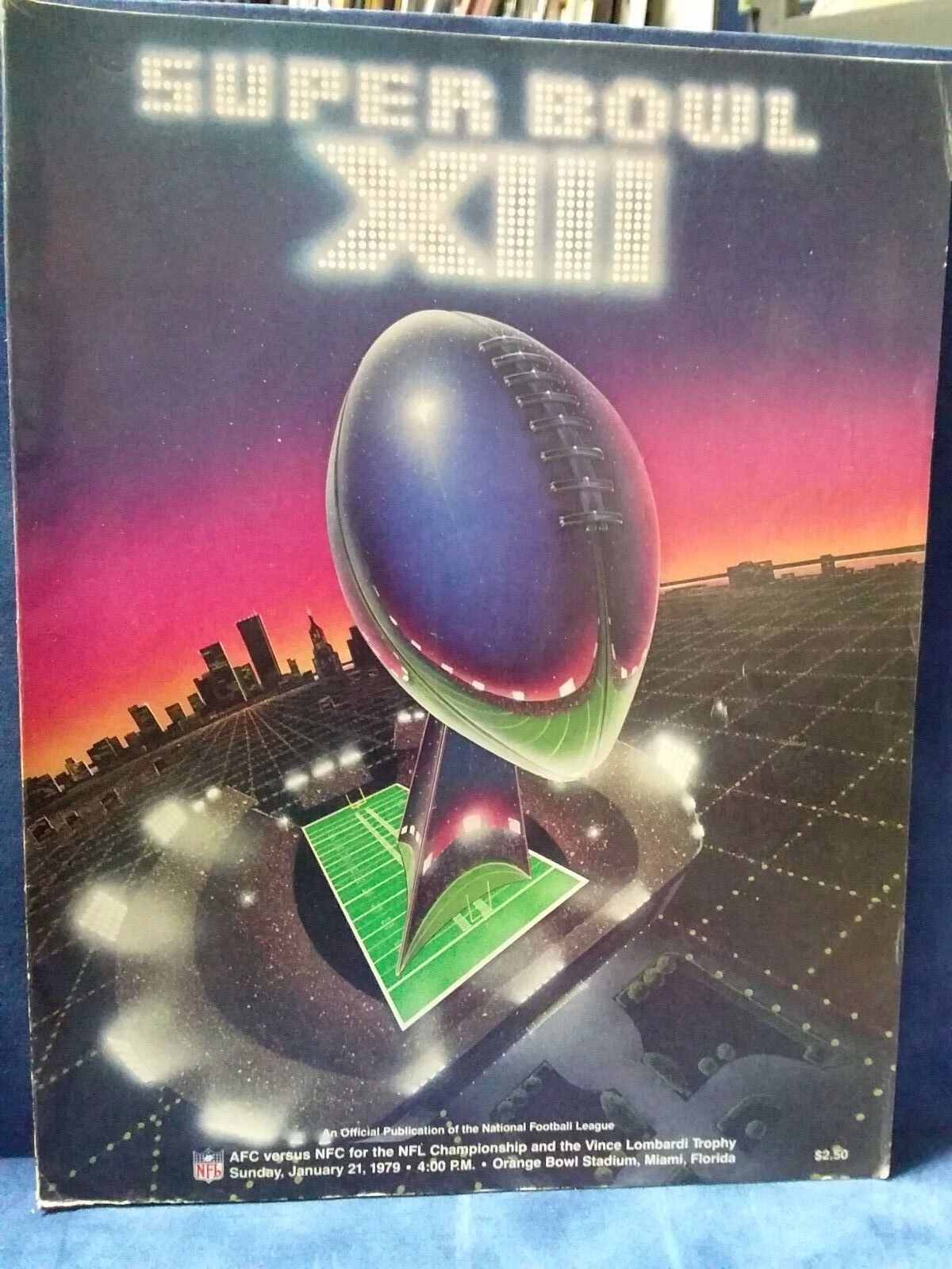 1979 NFL Super Bowl 13 Program Dallas Cowboys vs Pittsburgh Steelers