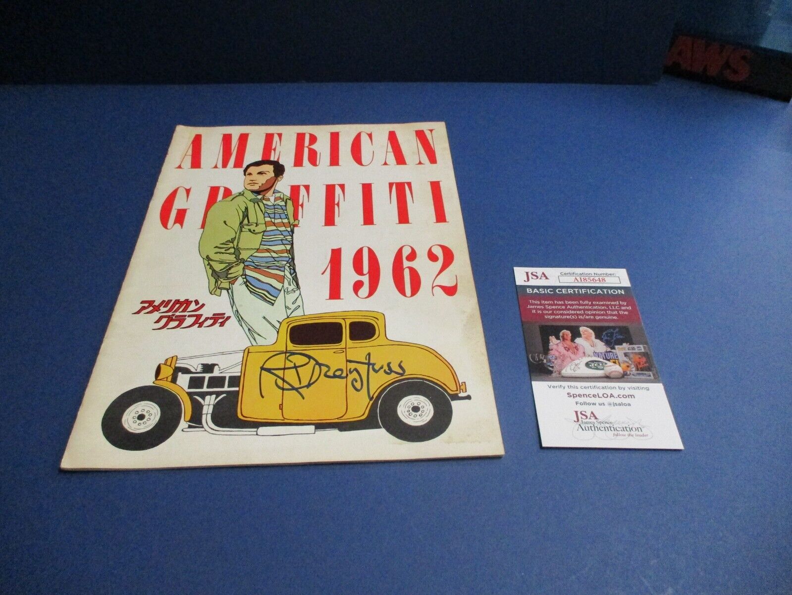 Richard Dreyfuss Autographed American Graffiti Japan Press Book JSA COA #AI85648