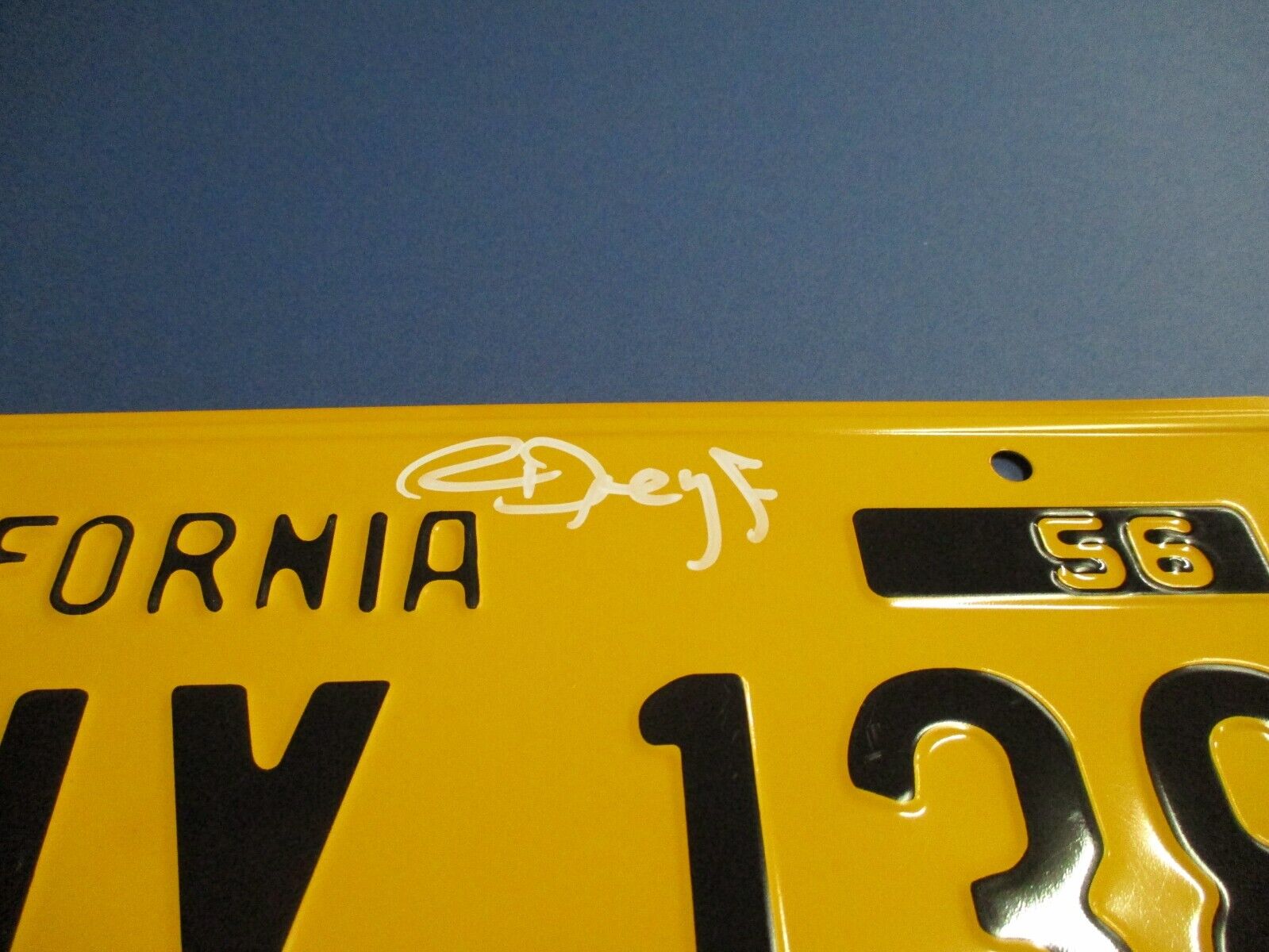 Richard Dreyfuss Autographed Signed A.G. Replica License Plate JSA COA #AI85653