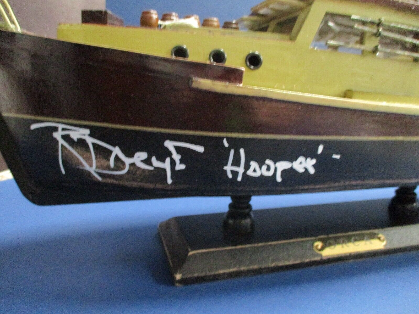 Richard Dreyfuss Autographed Signed Jaws ORCA Replica Boat JSA COA #AI85633