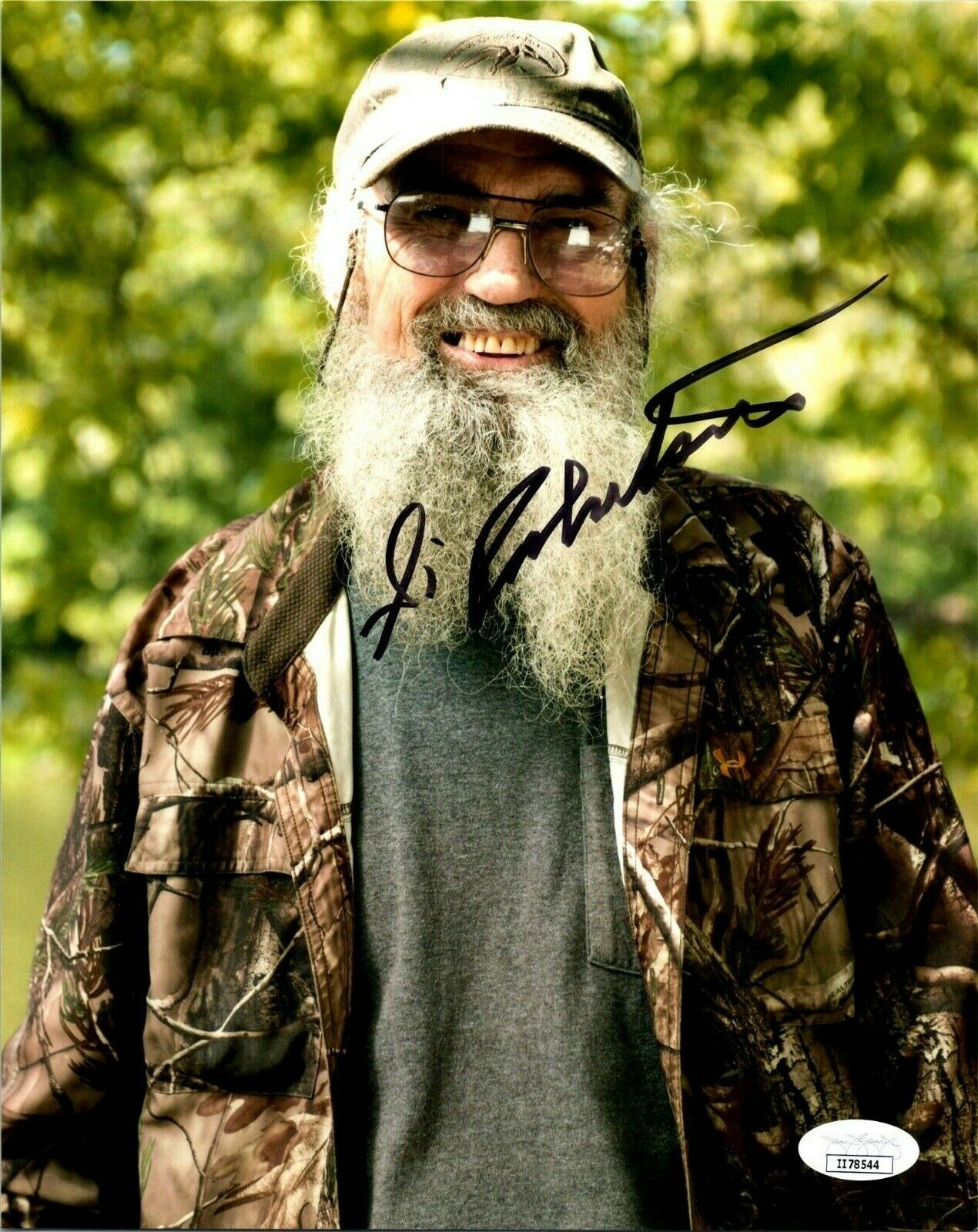 Si Robertson Duck Dynasty Autographed 8x10 Color Photo B JSA COA #II78544