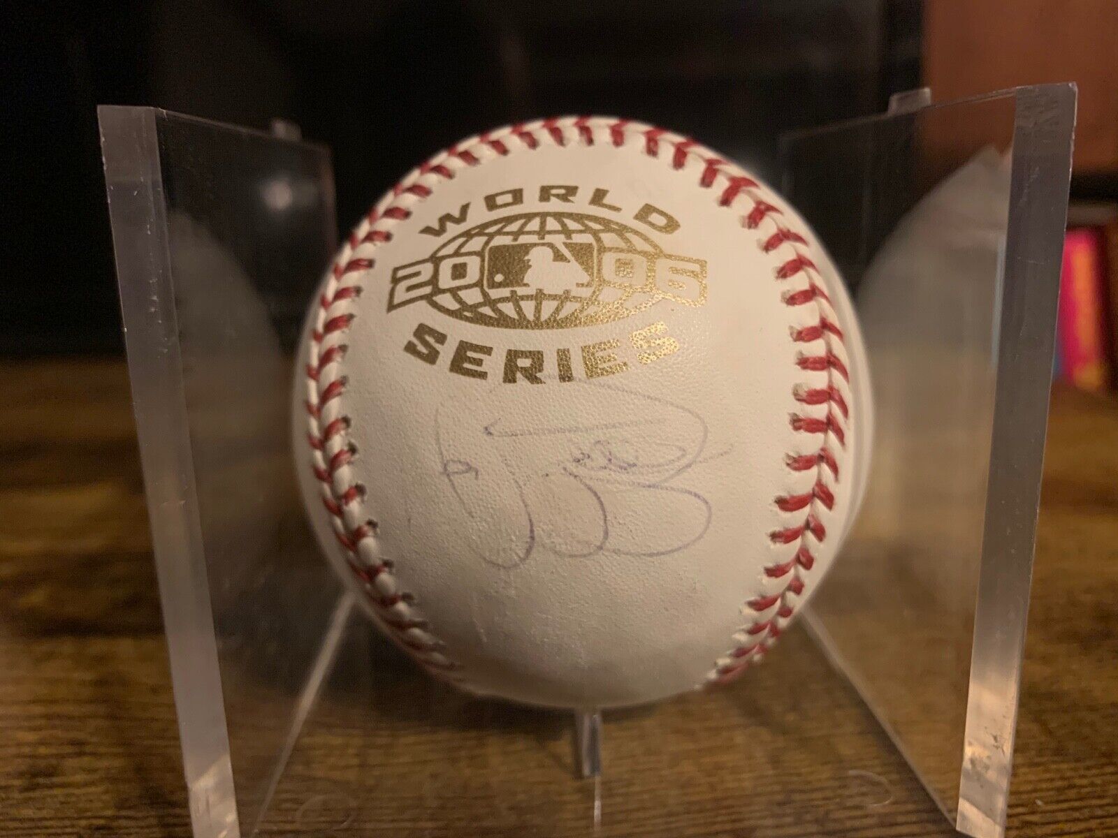 Todd Jones Tigers Autographed 2006 World Series Official Baseball Steiner SOA