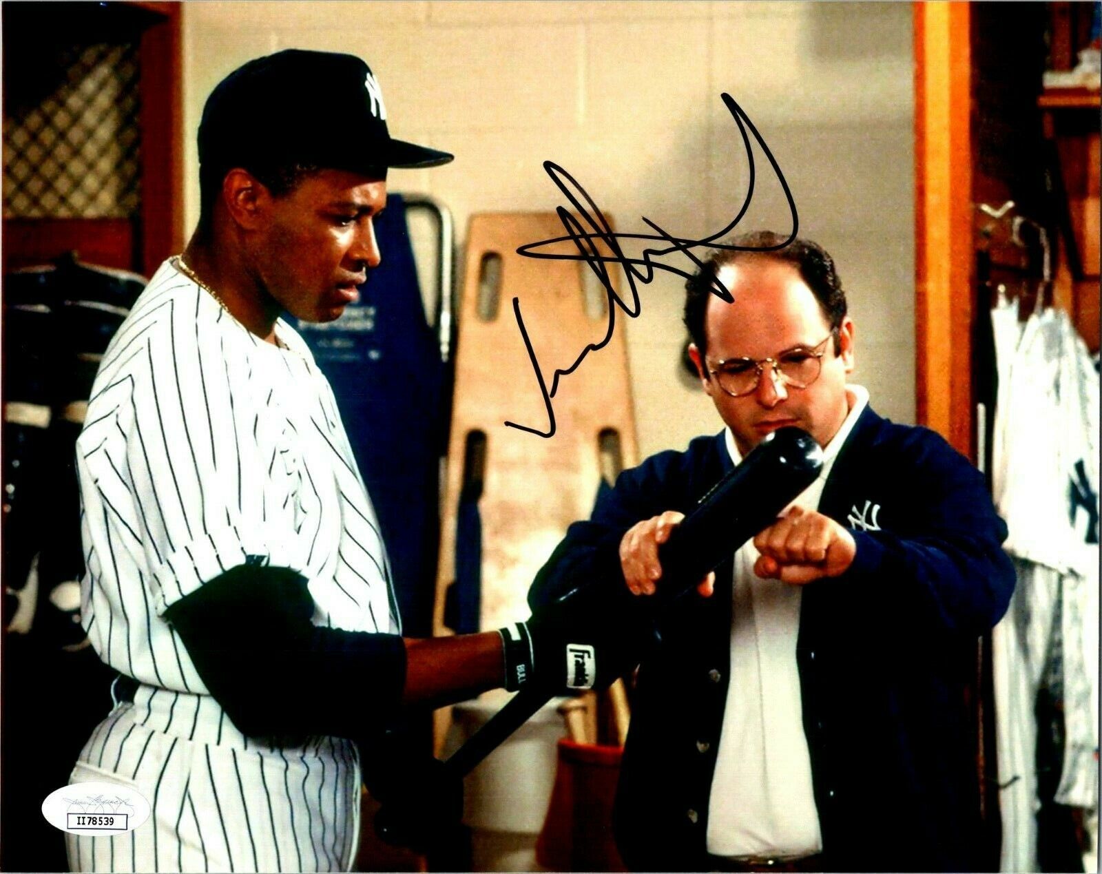 Jason Alexander New York Yankees Autographed 8x10 Color Photo B JSA COA #II78539