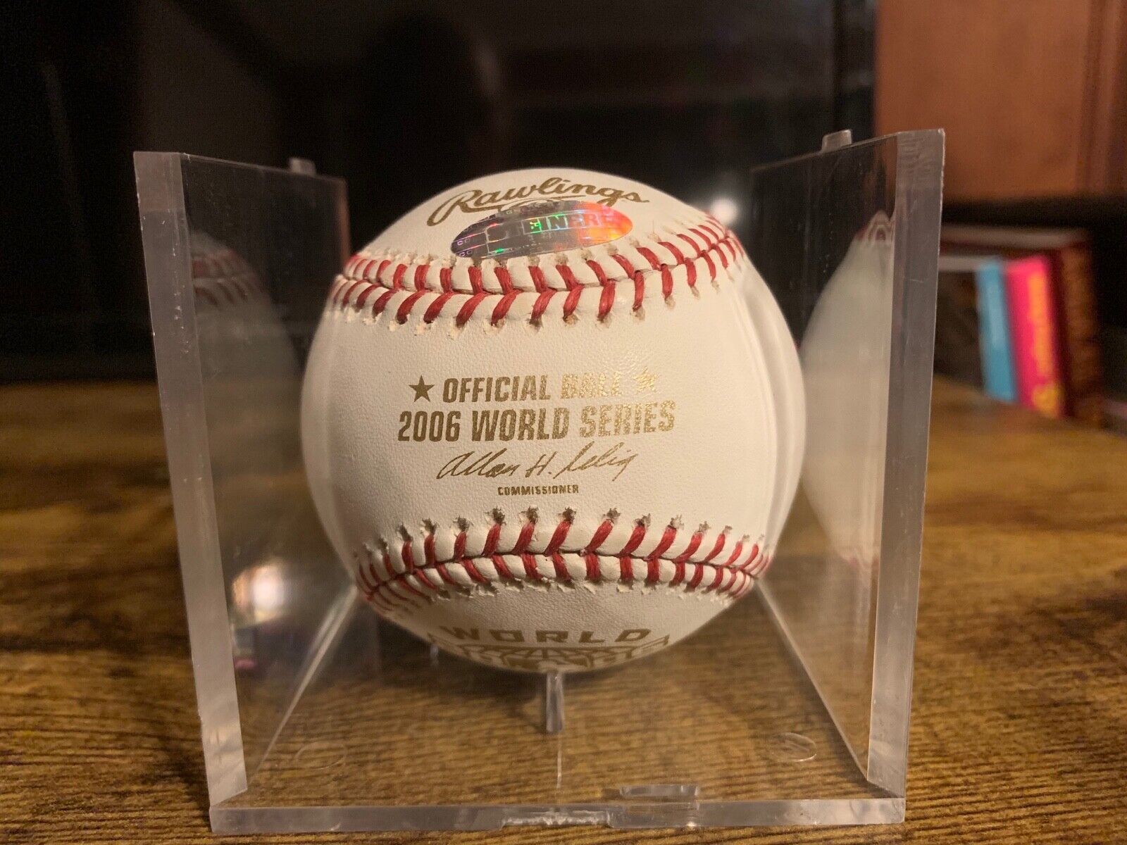 Todd Jones Tigers Autographed 2006 World Series Official Baseball Steiner SOA