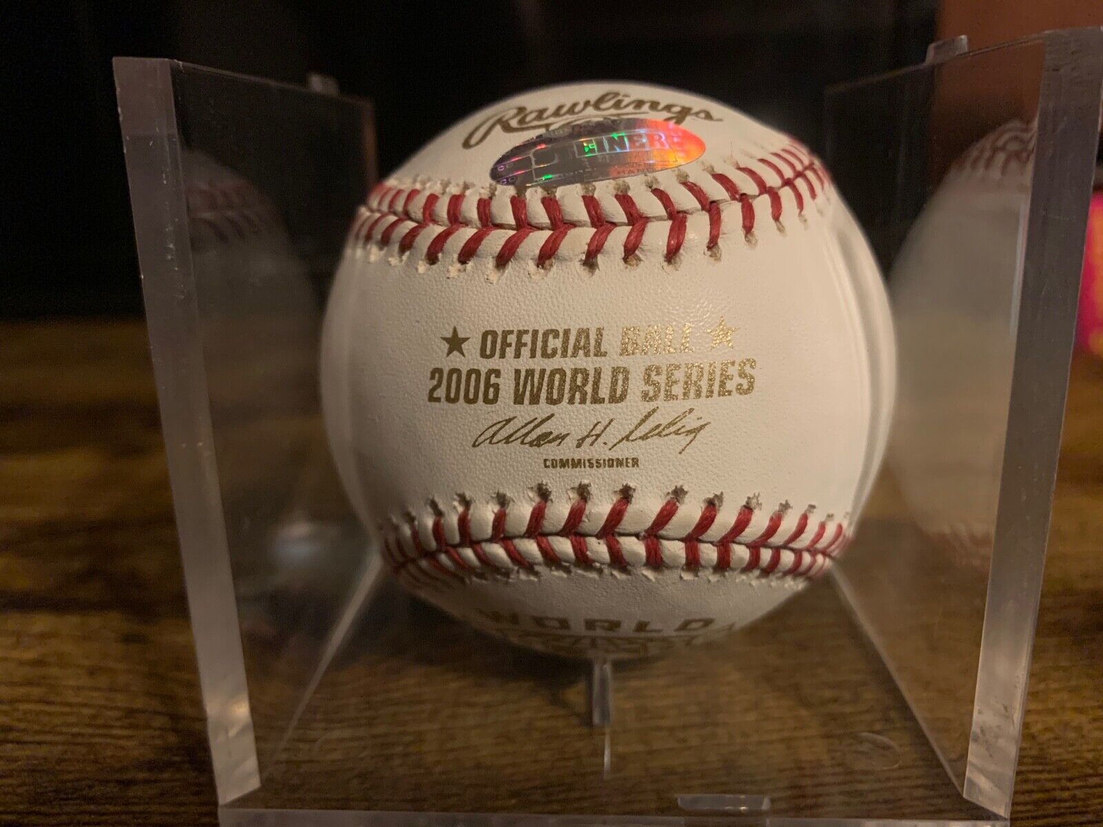 Todd Jones Tigers Autographed 2006 World Series Official Baseball Steiner SOA