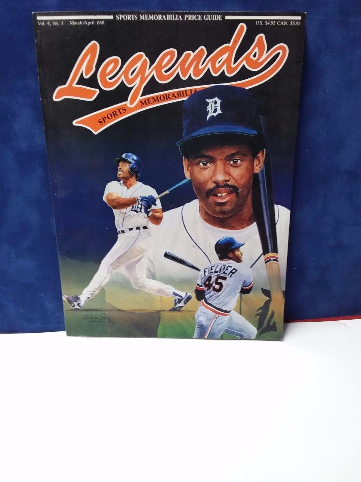 1991 Cecil Fielder Legends Sports Memorabilia Magazine