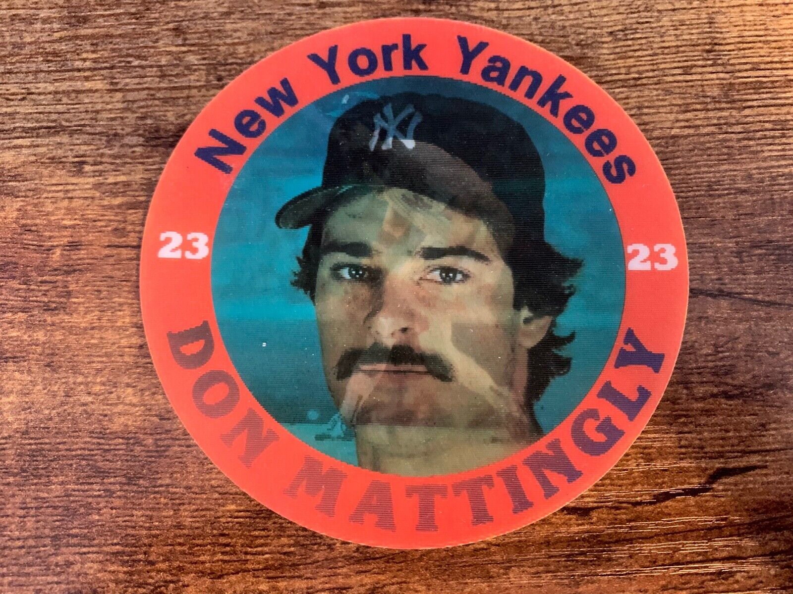 Don Mattingly New York Yankees 1986 Sportflies 3D Disk 4.5 Inch