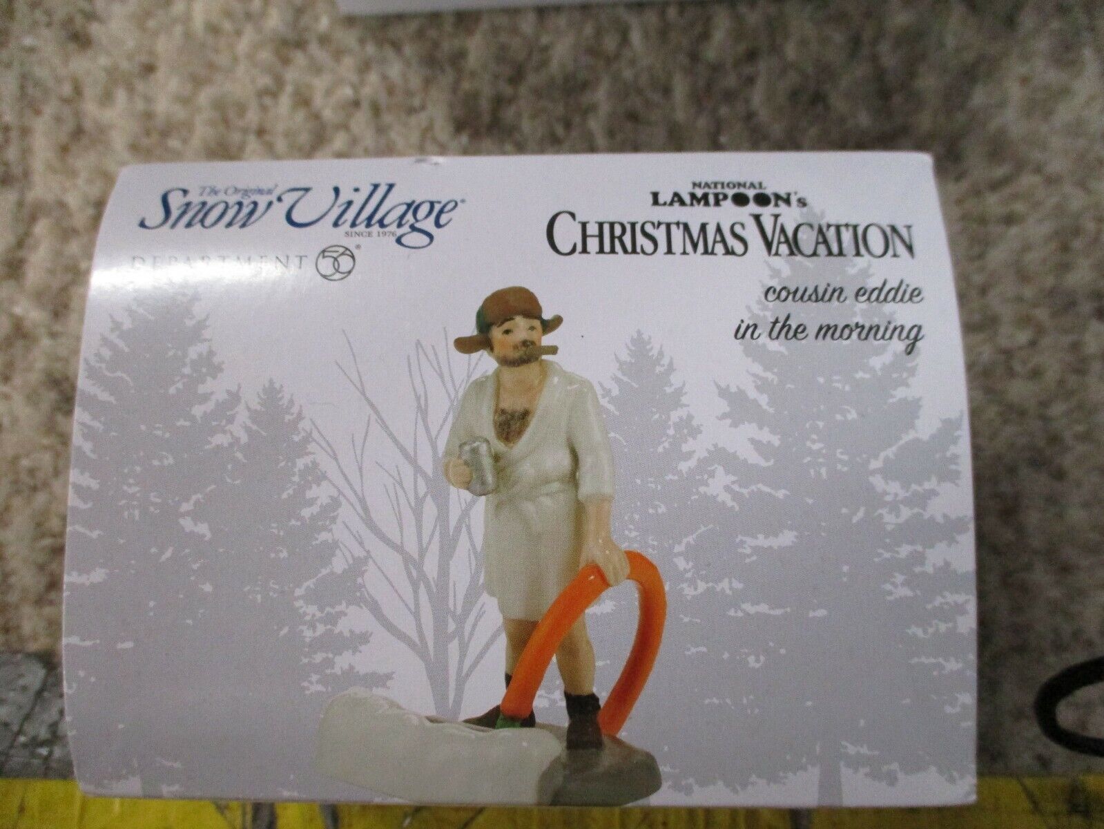 NEW Department 56 Snow Village Christmas Vacation "COUSIN EDDIE IN THE MORNING"