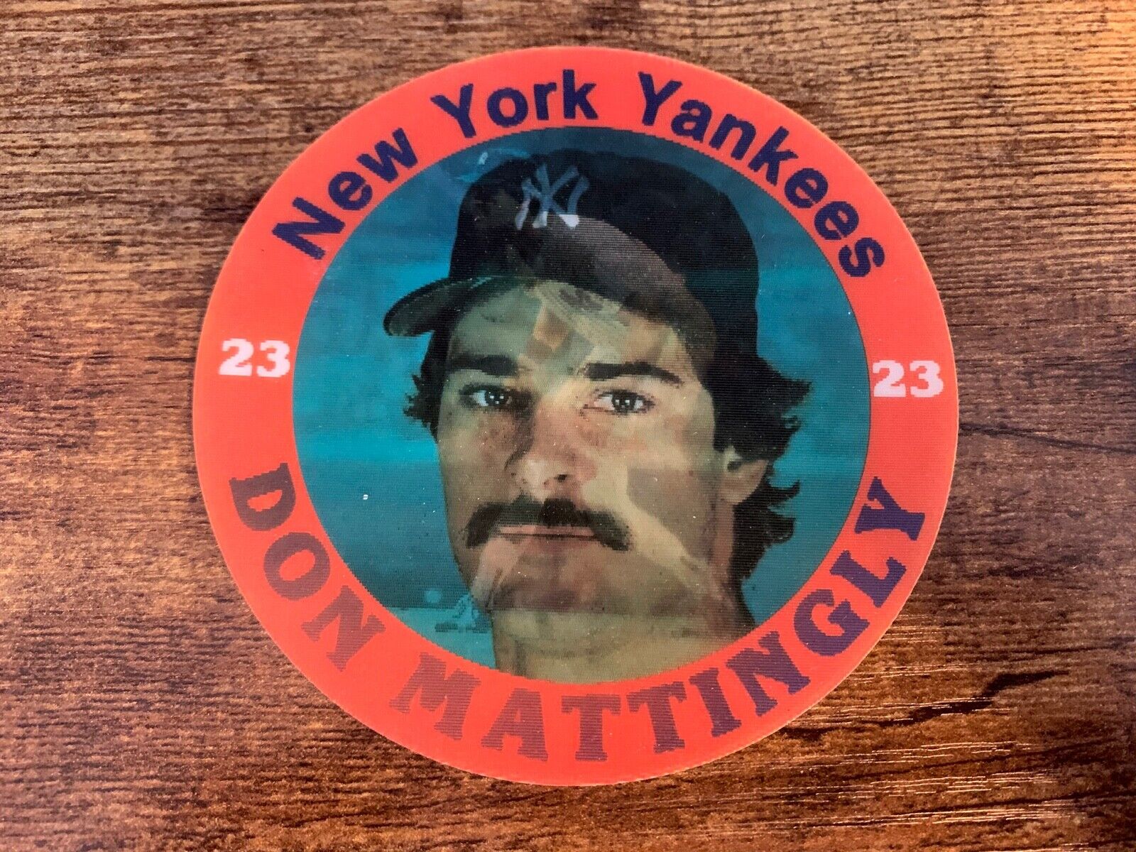 Don Mattingly New York Yankees 1986 Sportflies 3D Disk 4.5 Inch