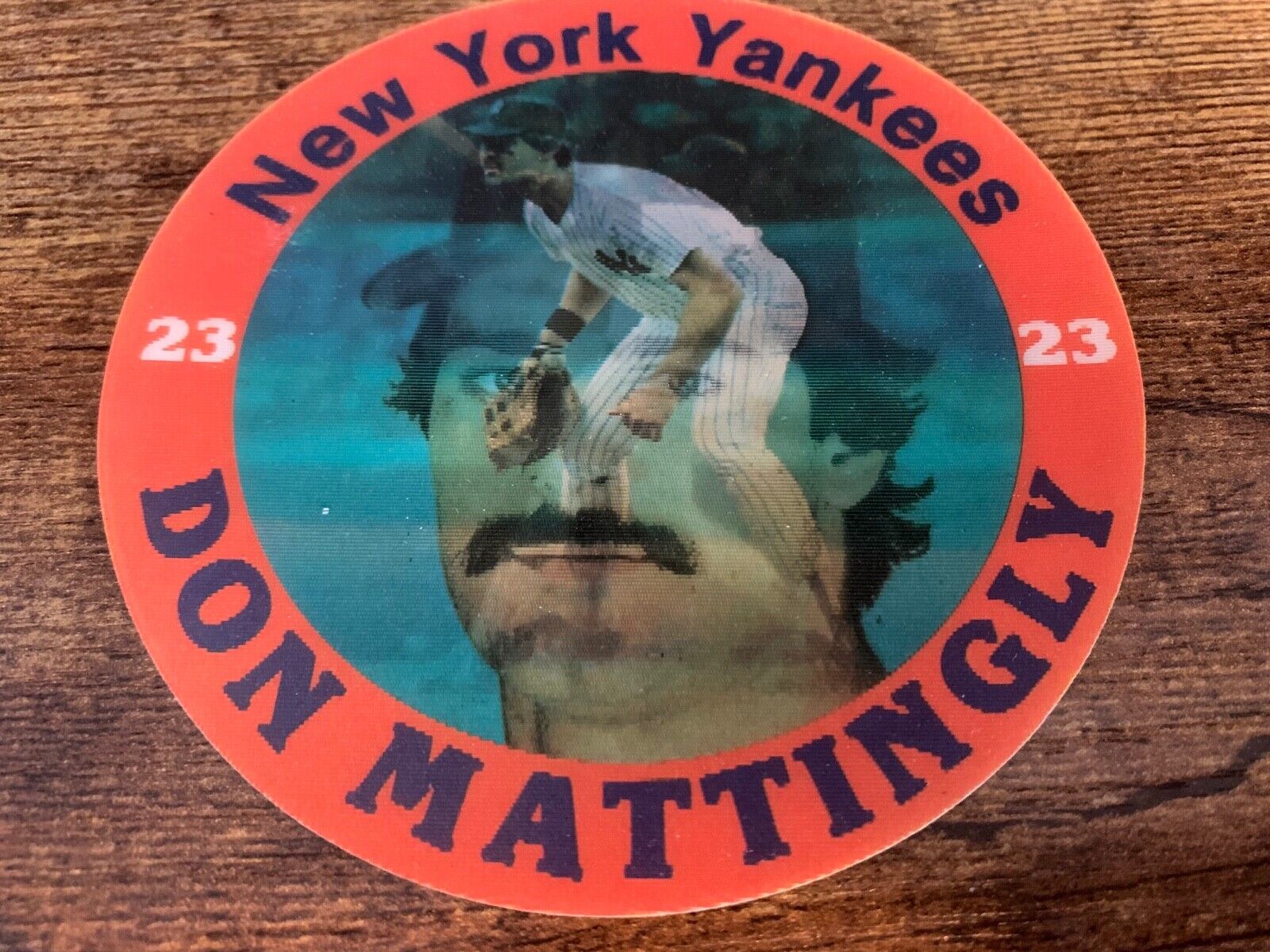 Don Mattingly New York Yankees 1986 Sportflies 3D Disk 4.5 Inch