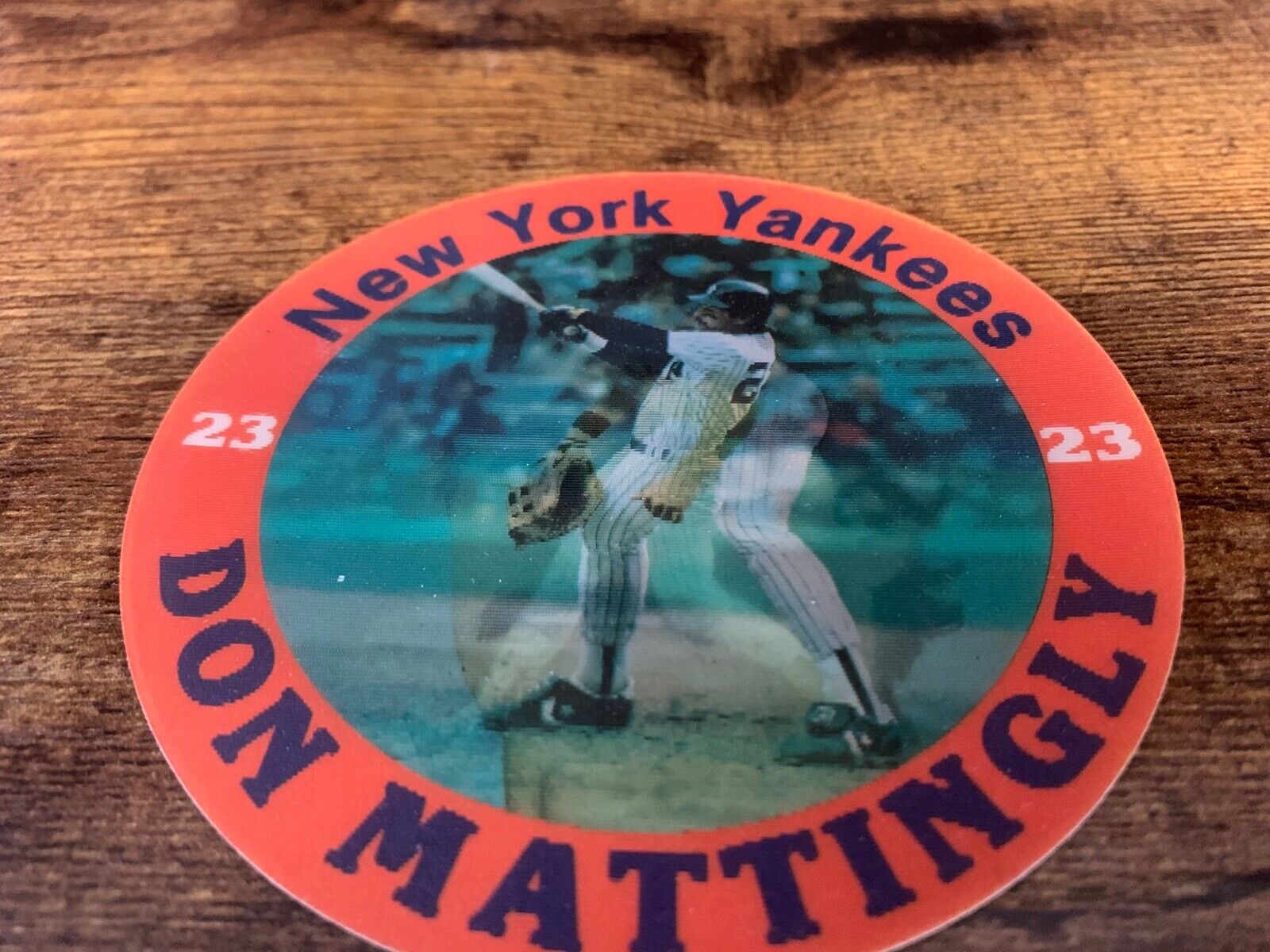 Don Mattingly New York Yankees 1986 Sportflies 3D Disk 4.5 Inch