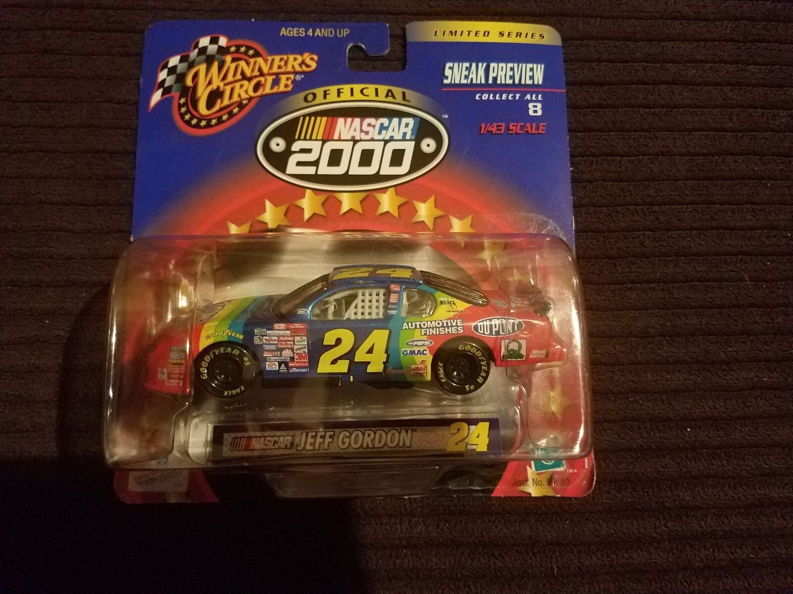 Winners Circle, Nascar 2000 #24 Jeff Gordon Dupont Car