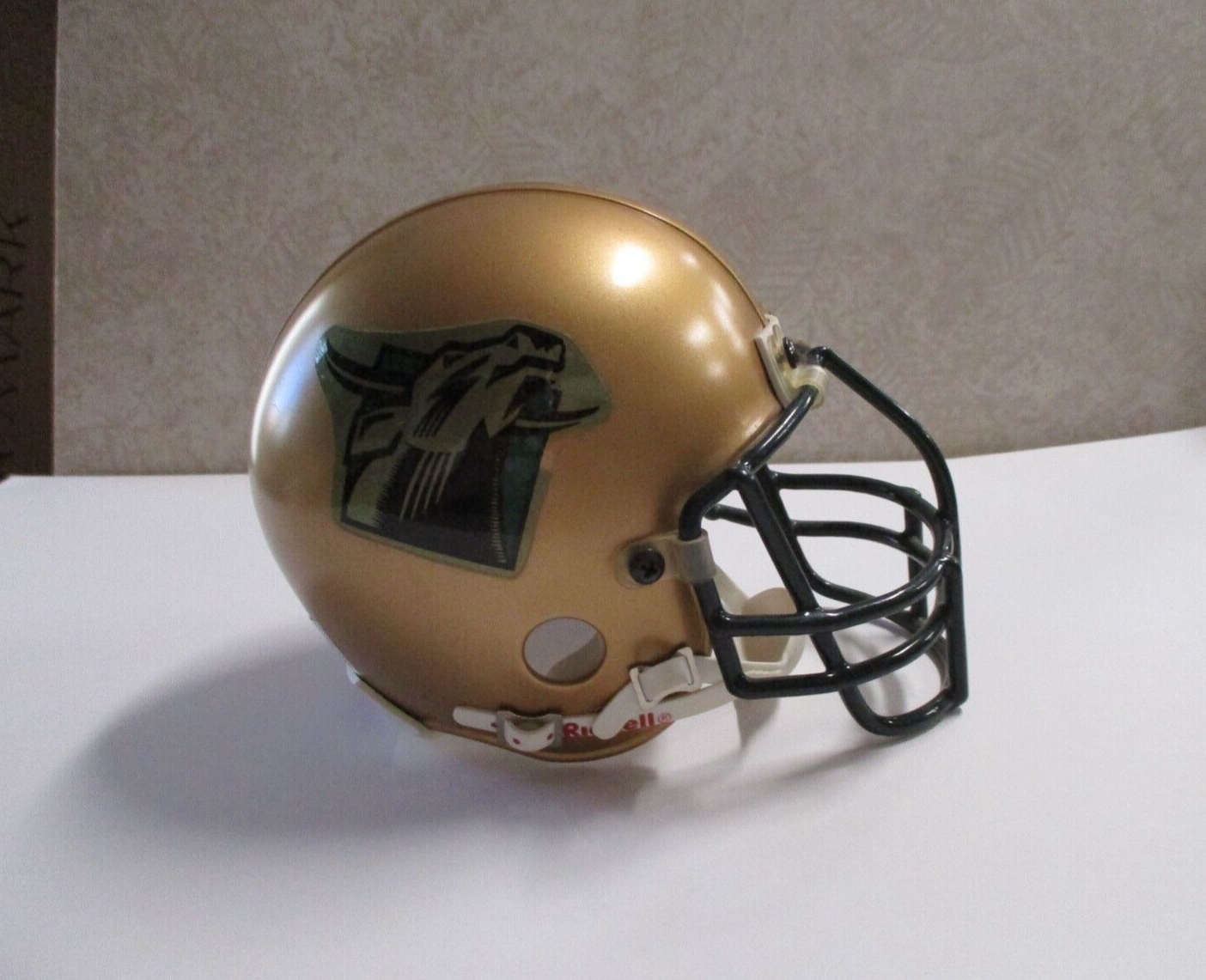 USF Bulls Rare Old Logo Riddell Mini Helmet No Box 3 5/8 Original Logo