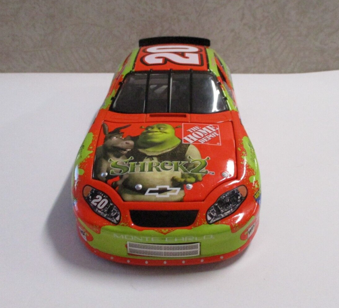 Nascar 2004 Tony Stewart 1:24 Scale LE Shrek 2 Movie Diecast Nascar Action NIB