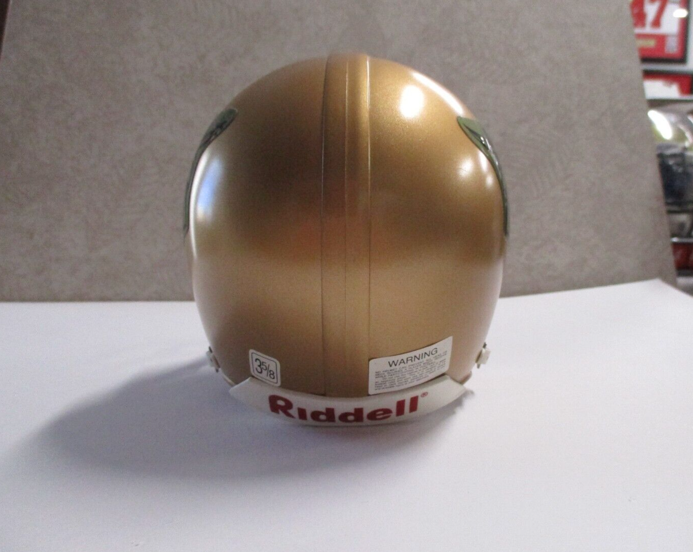 USF Bulls Rare Old Logo Riddell Mini Helmet No Box 3 5/8 Original Logo