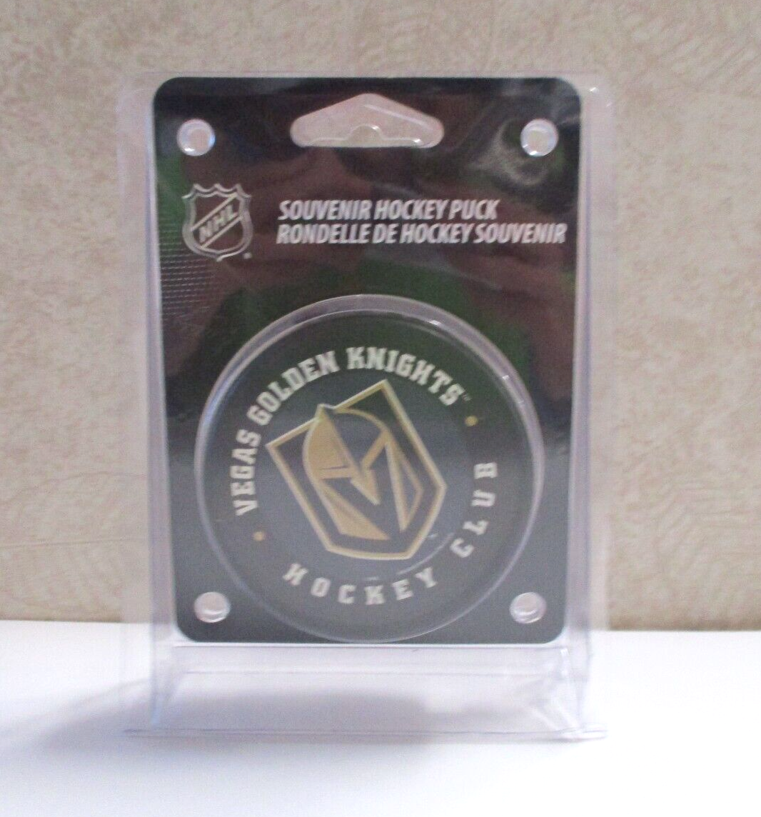 NHL Vegas Golden Knights Hockey Club Puck New In Package Wincraft Sports