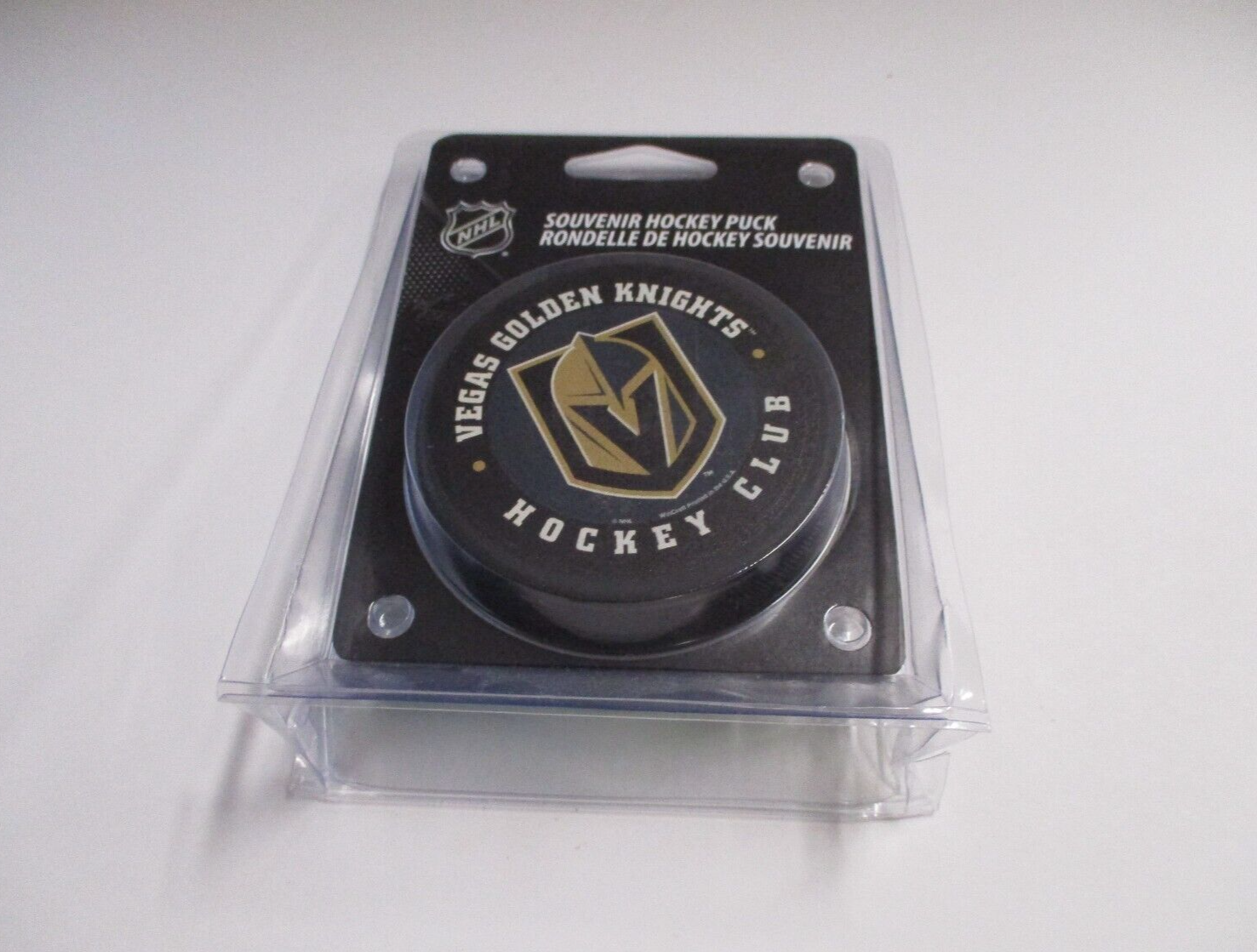 NHL Vegas Golden Knights Hockey Club Puck New In Package Wincraft Sports