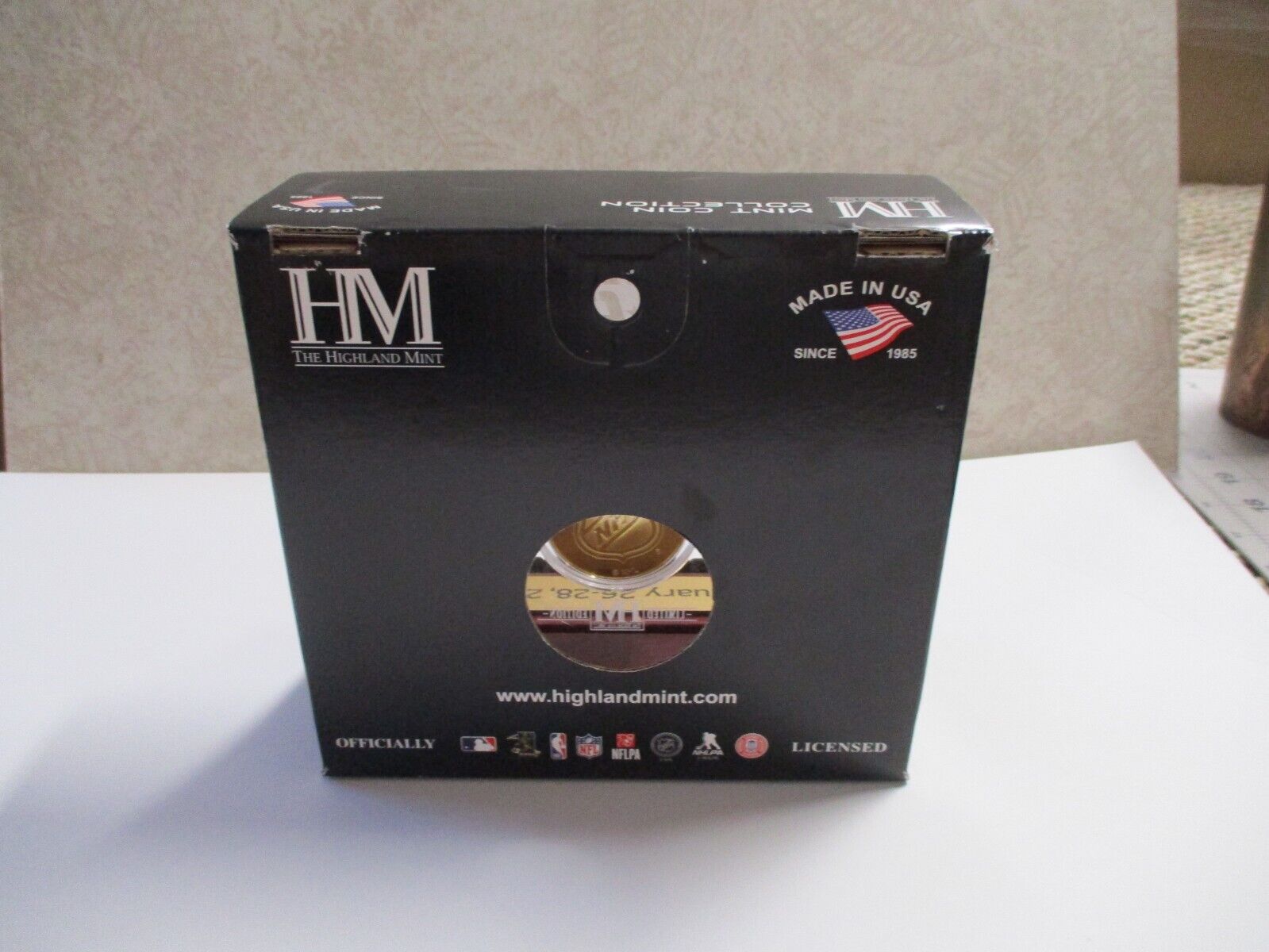 NHL 2018 All Star Game Jan 26-28 Highland Mint Limited Edition Coin With Holder