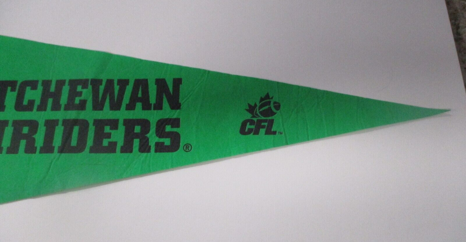 Saskatchewan Roughriders CFL Wincraft Official 2007 Flag Pennant Made in the USA