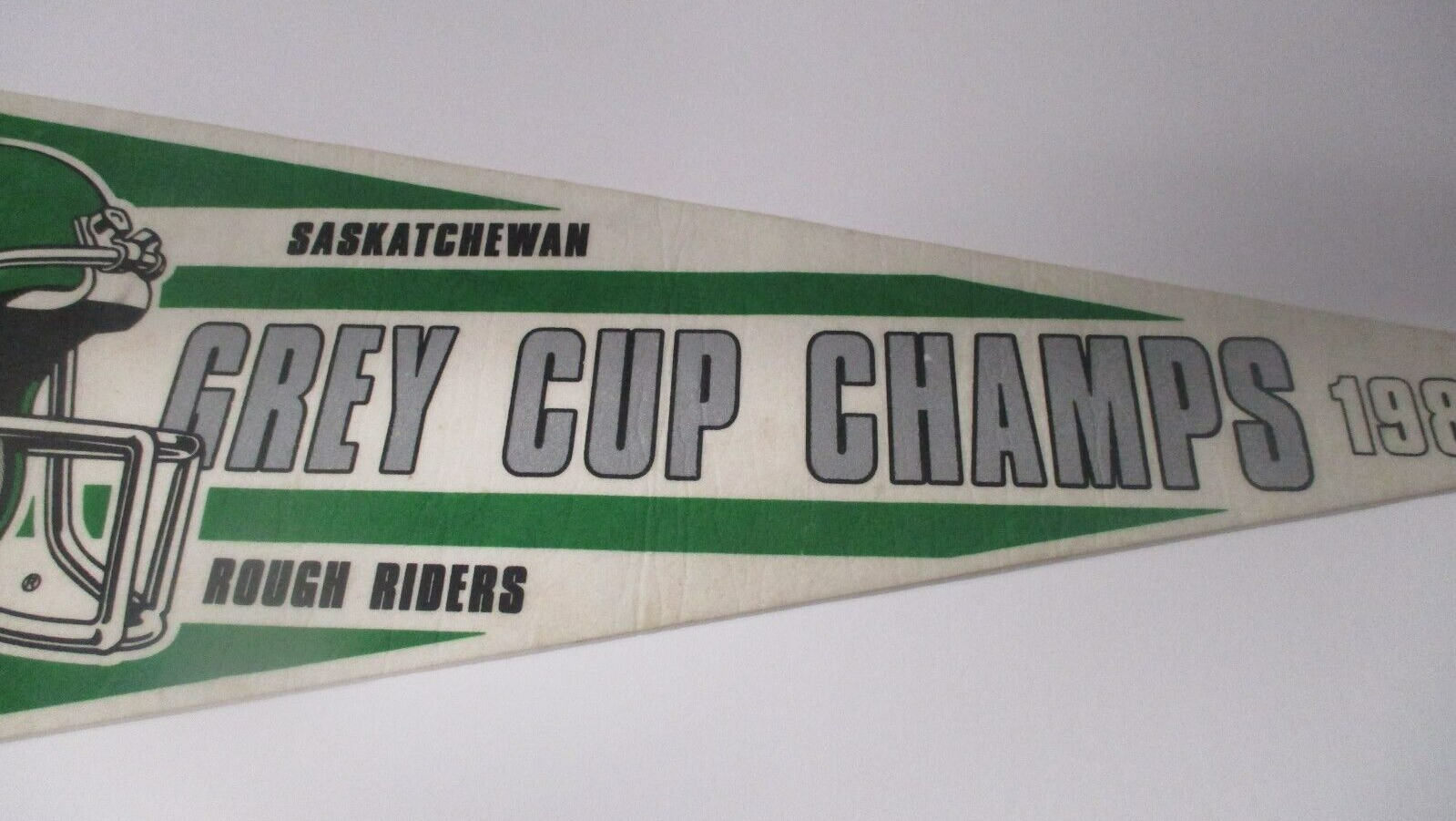 Saskatchewan Roughriders 1989 Grey Cup Champs CFL Flag Pennant