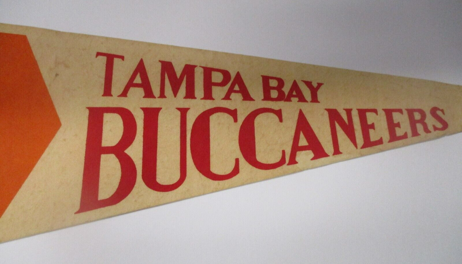 Vintage Tampa Bay Buccaneers NFL Official Licensed Flag Pennant