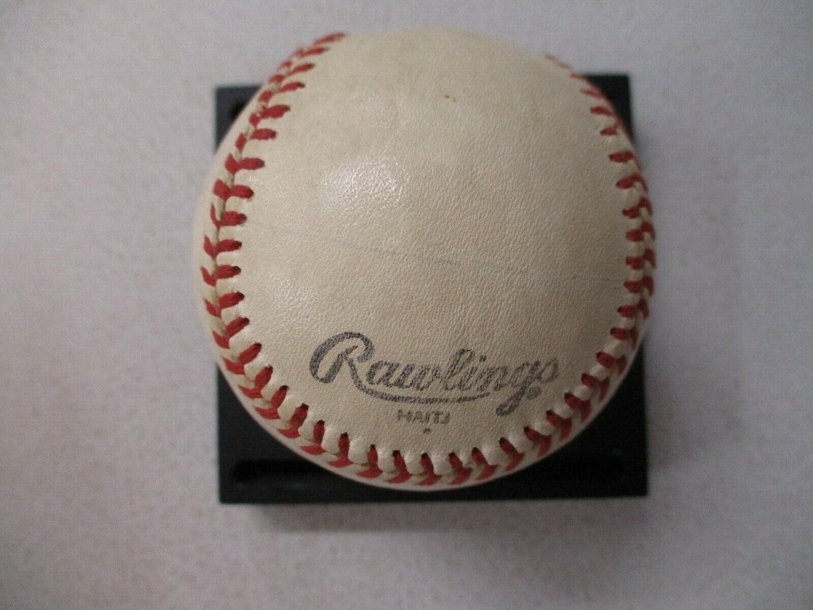 Vintage Rawlings Haiti Ball Little League Baseball Toned Leather Cover