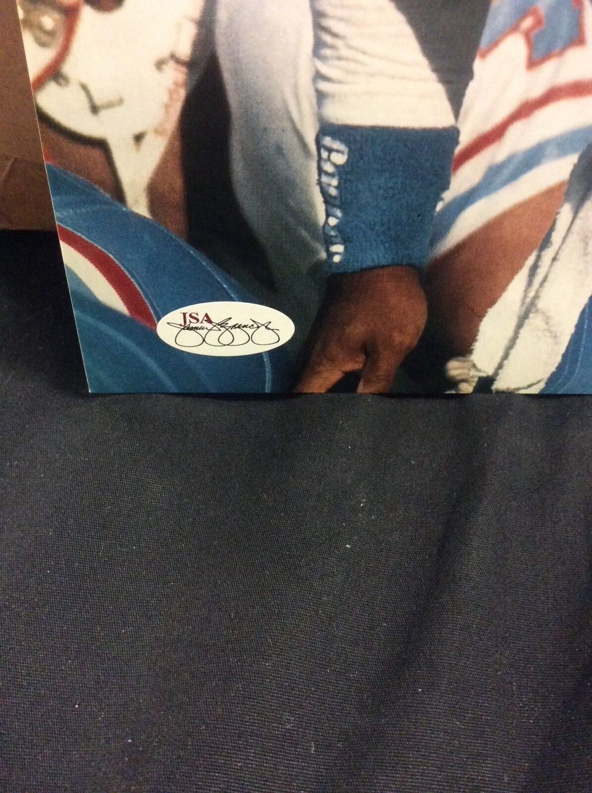 Warren Moon signed 8x10 photo JSA SOA autograph Houston Oilers