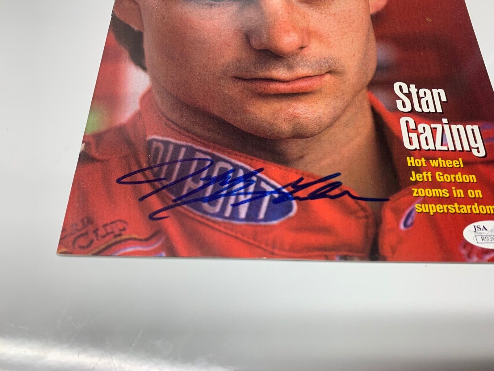 Jeff Gordon Racing Autographed Beckett Monthly Magazine JSA Certified #R93603